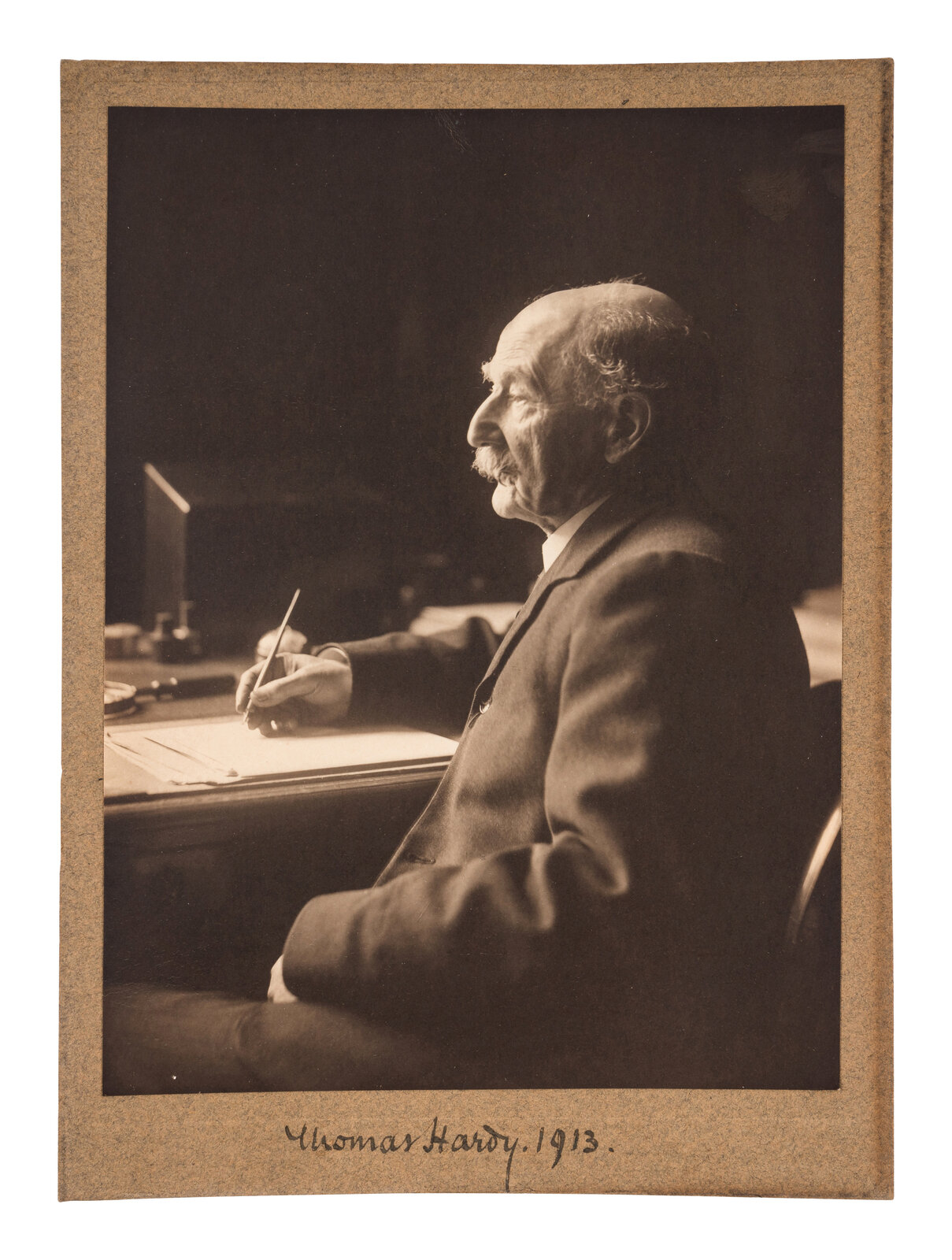 Appraisal: HARDY Thomas - EDIS Olive photographer Portrait photograph of Thomas