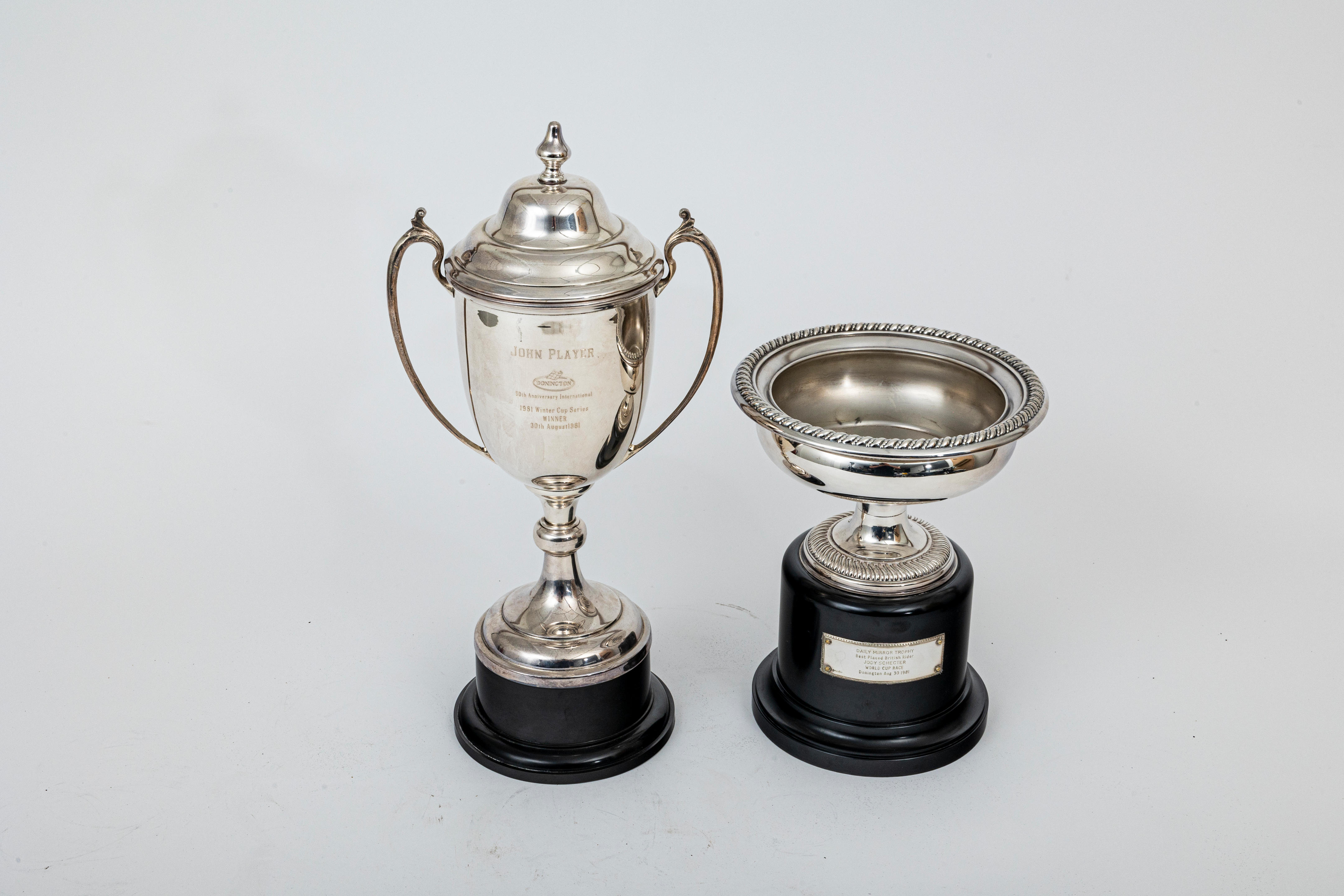 Appraisal: TWO TROPHIES DATING FROM including the Daily Mirror trophy for