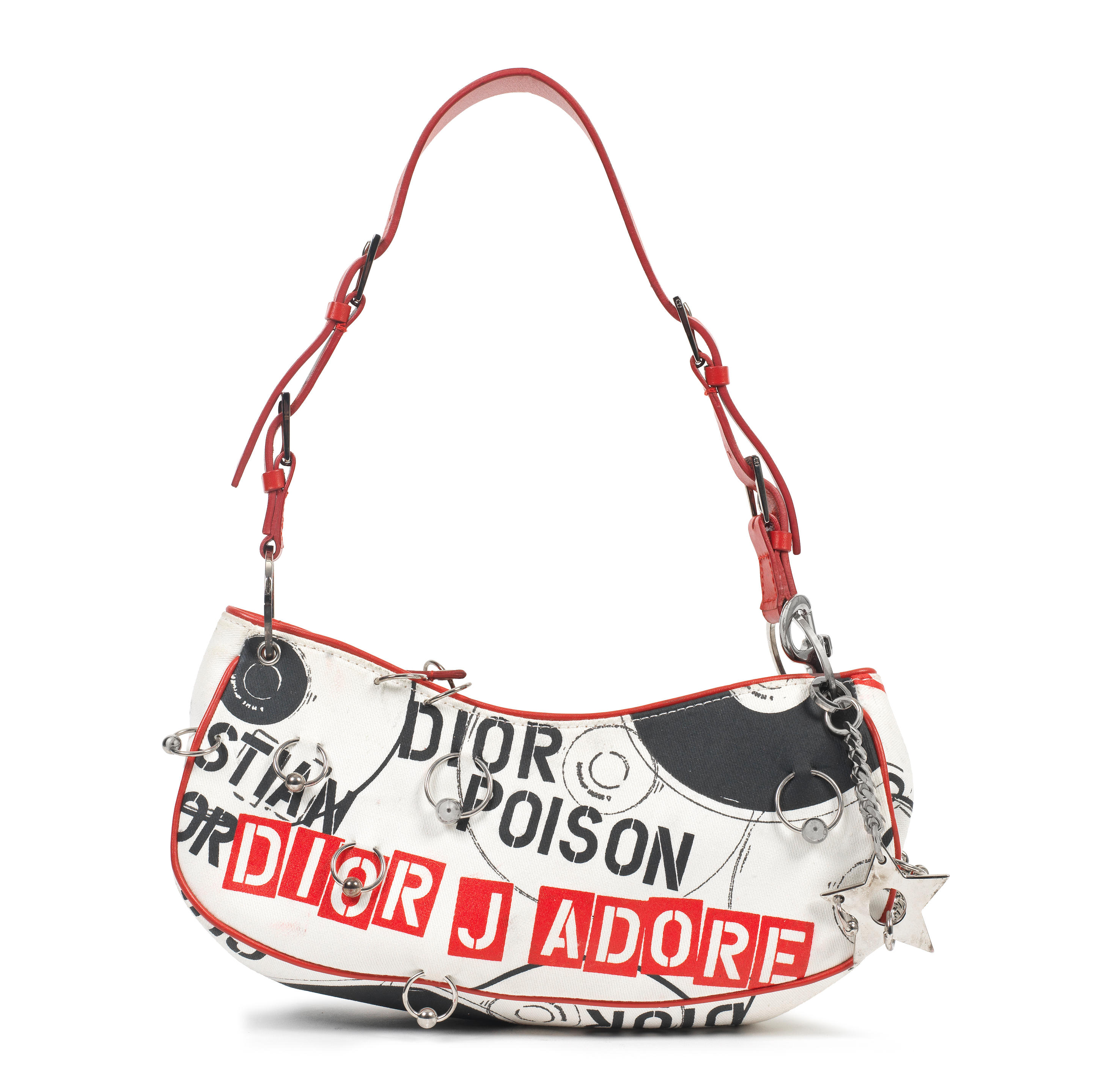 Appraisal: JOHN GALLIANO FOR CHRISTIAN DIOR A DiorStar Hardcore Zip Pochette