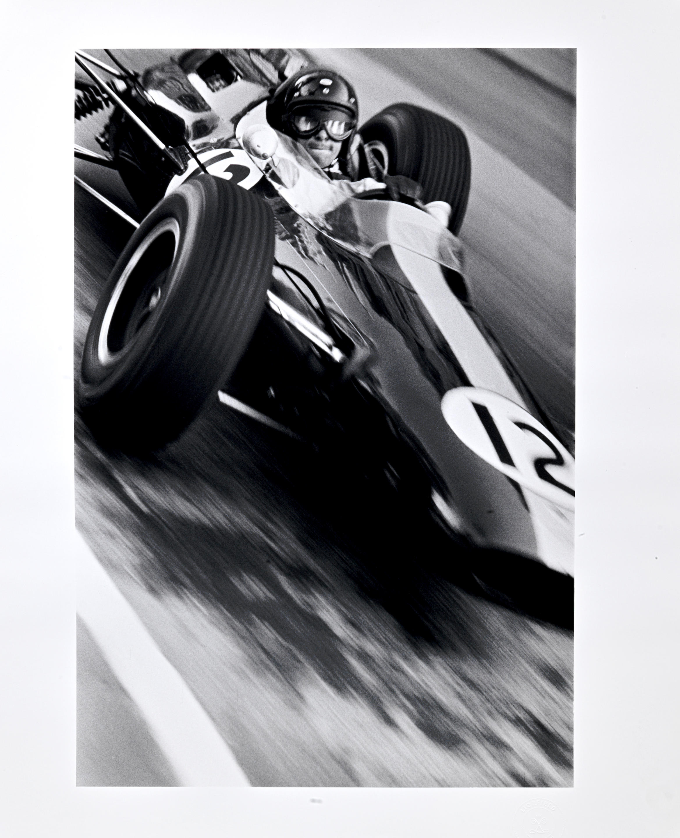 Appraisal: PATRICK LICHFIELD BRITISH - 'JIM CLARKE DURING THE MONACO GRAND