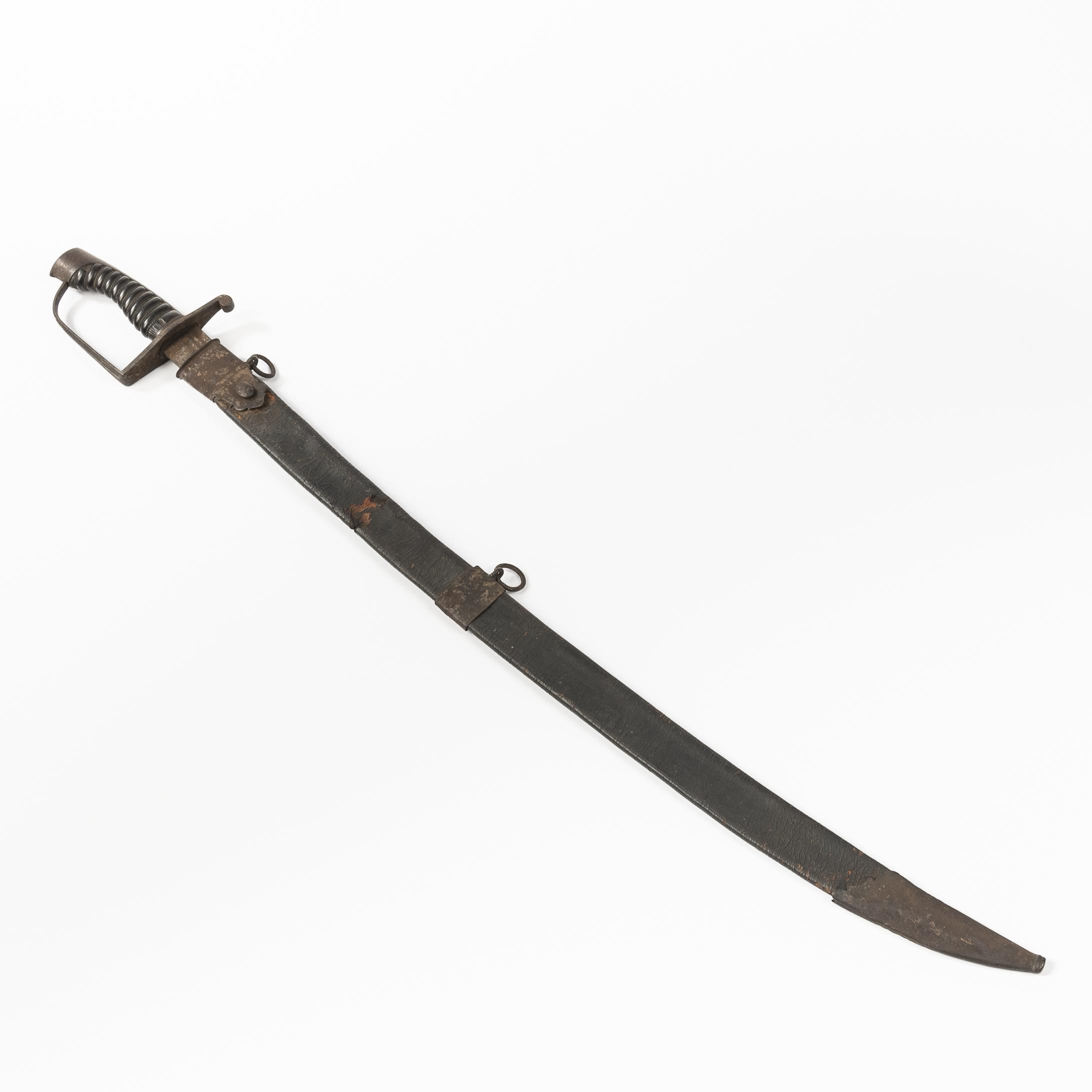 Appraisal: FEDERAL CAVALRY SABER CIRCA - Iron hilt with narrow counter-guard