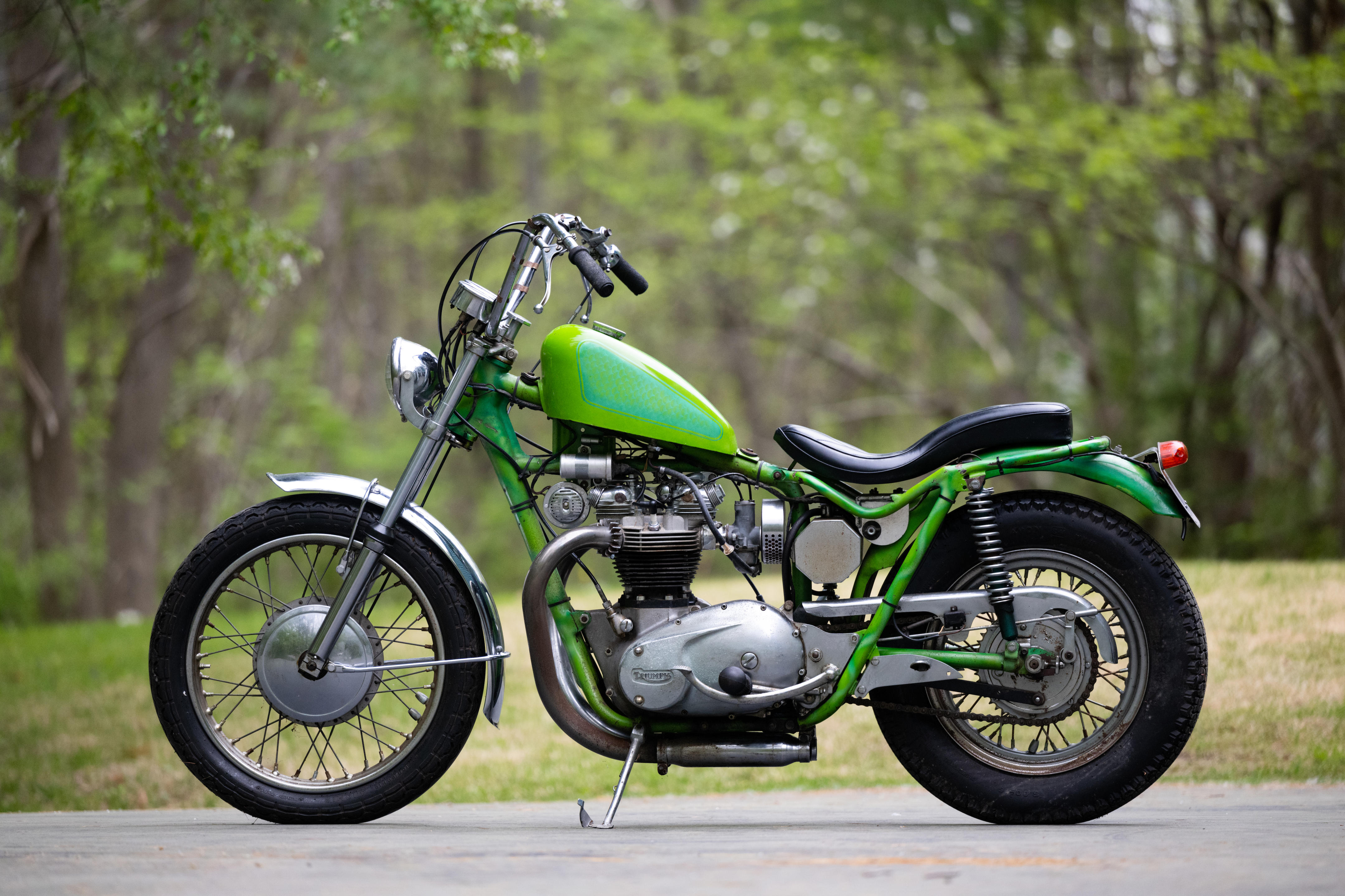 Appraisal: FROM THE ESTATE OF TOM FERRARA TRIUMPH CC TR CHOPPER