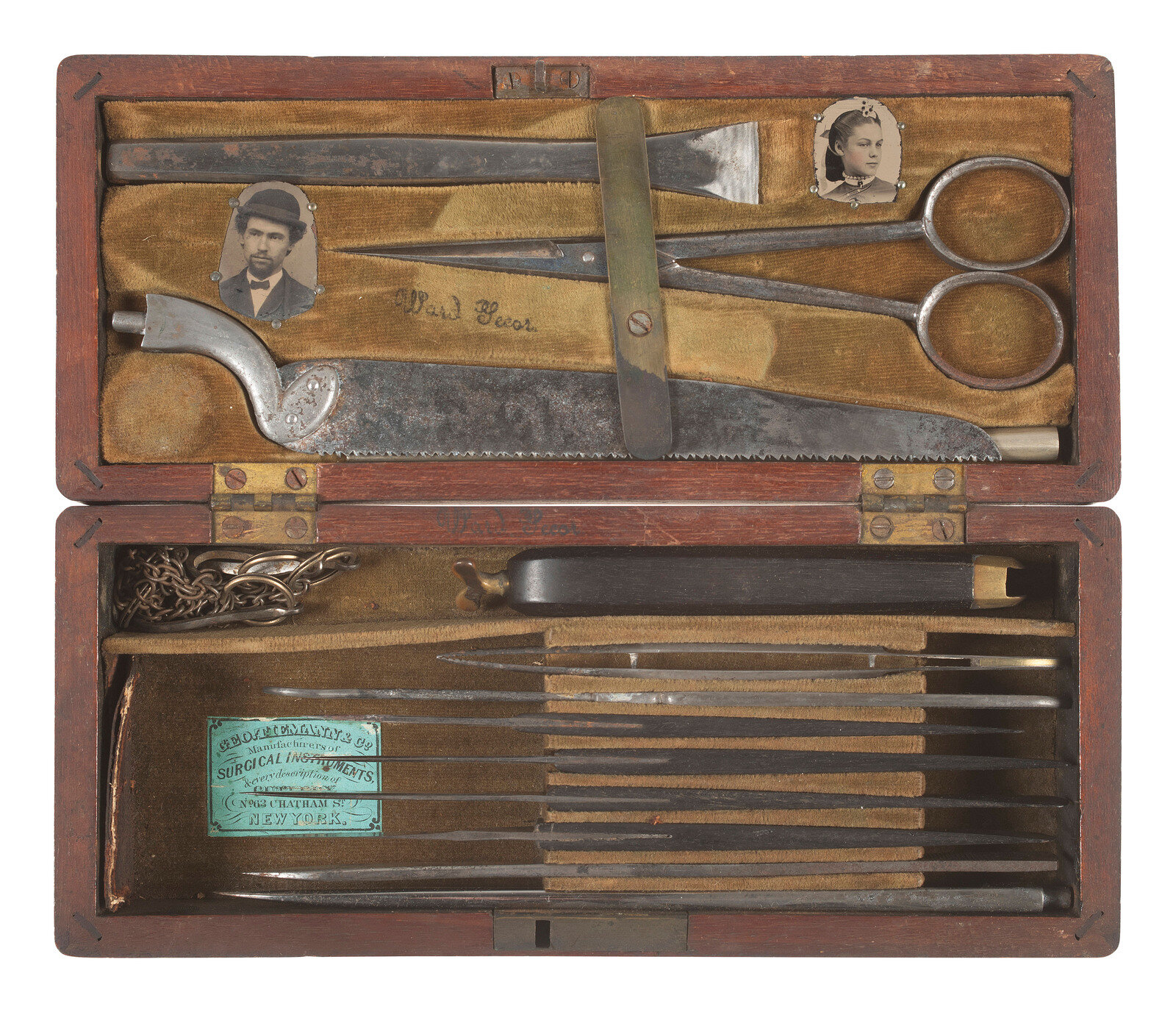 Appraisal: SCIENCE amp MEDICINE George Tiemann amp Co post-mortem surgical kit