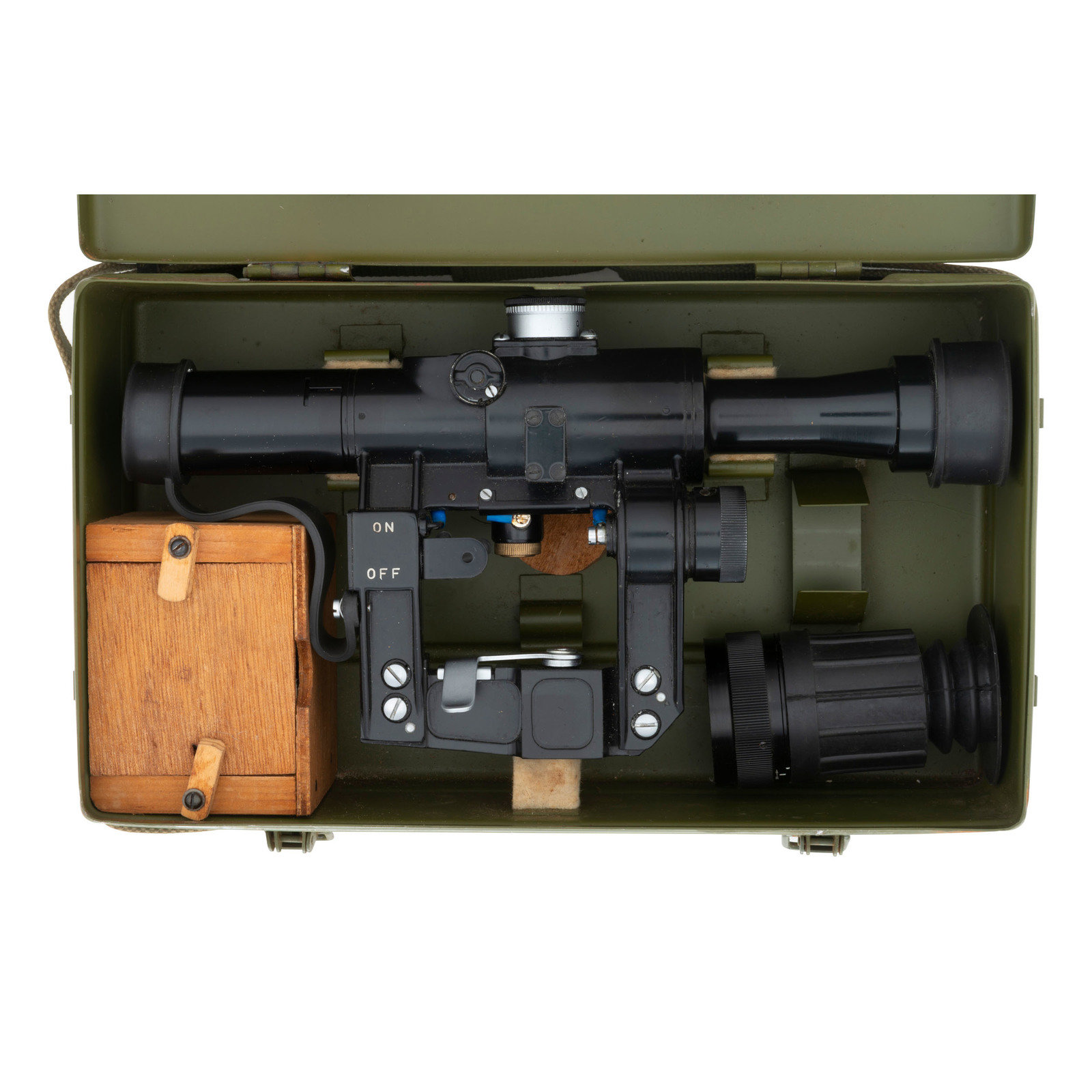 Appraisal: Chinese Type JJJ NDM- Rifle Scope in Storage Case x