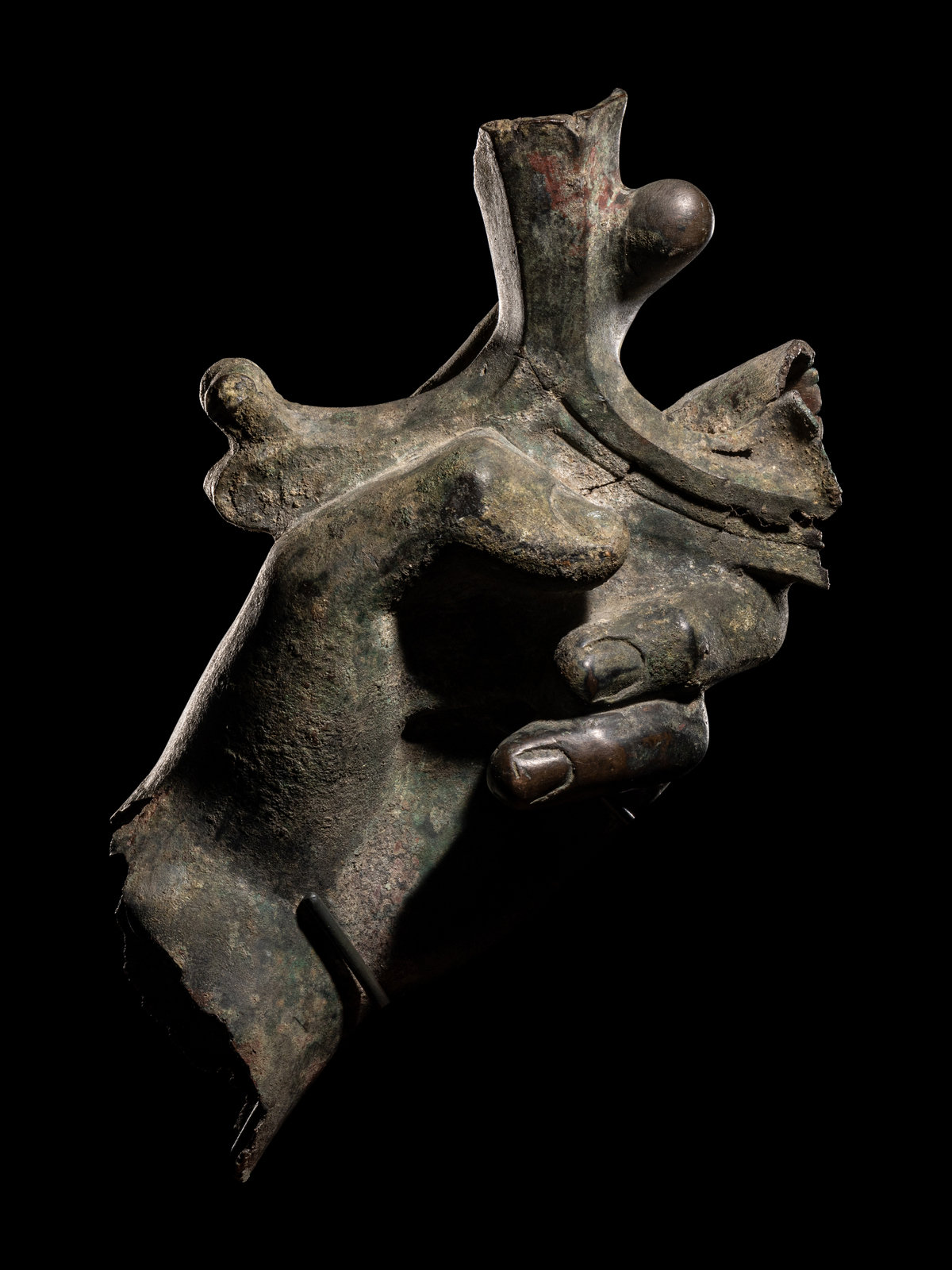 Appraisal: A Roman Bronze Hand Holding a Sword Circa nd- rd