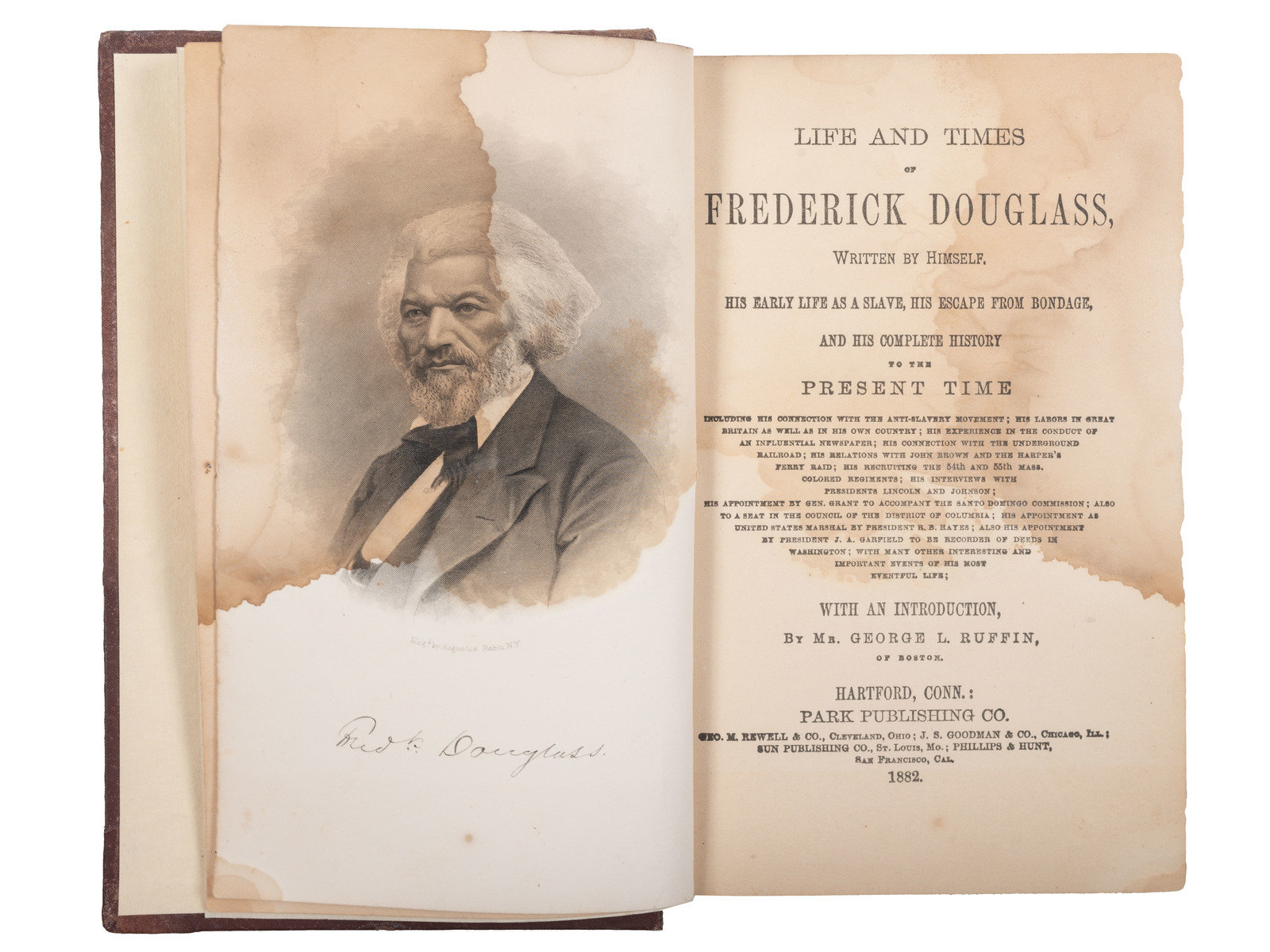 Appraisal: DOUGLASS Frederick ca - Life and Times of Frederick Douglass