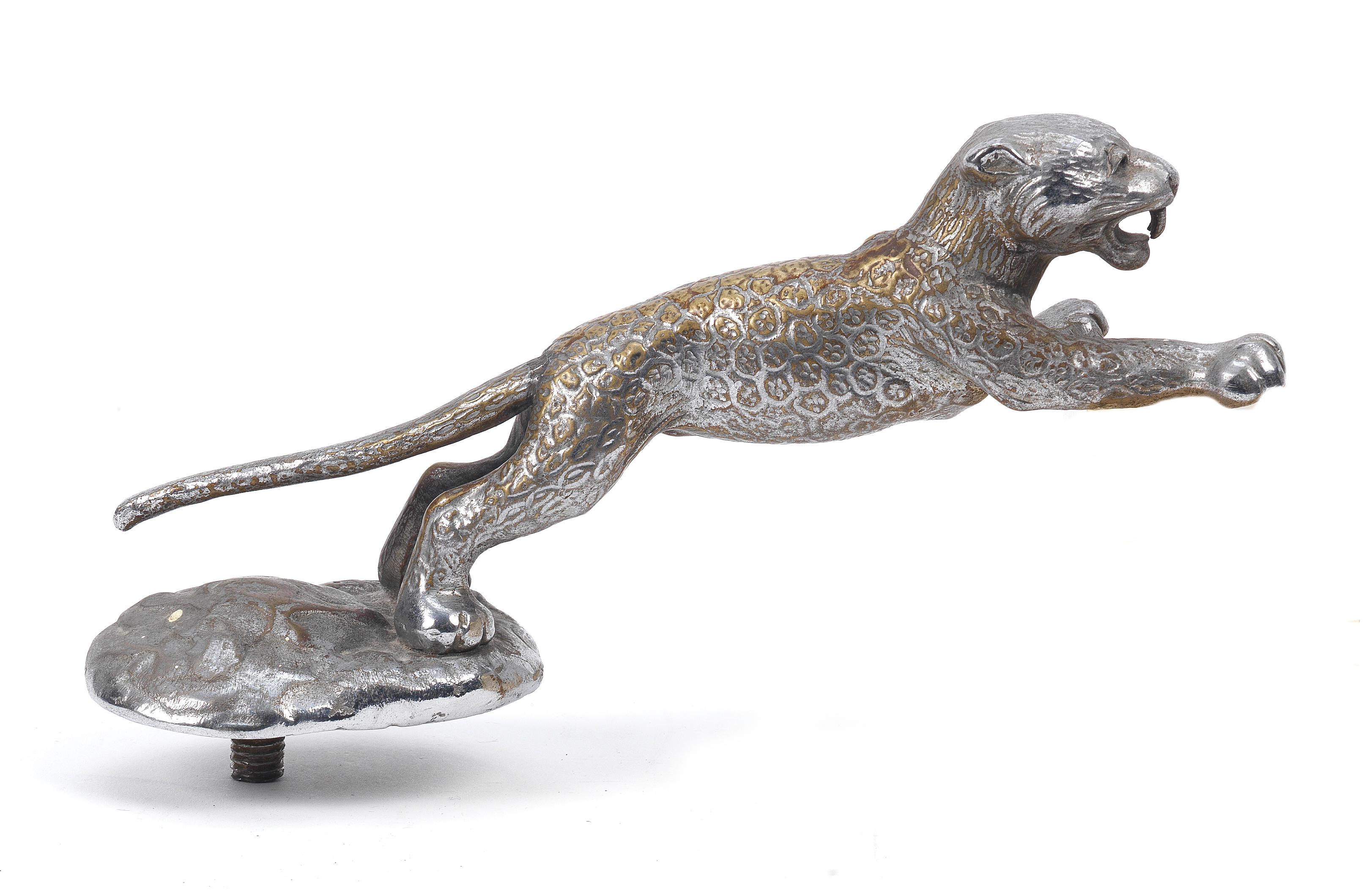 Appraisal: A LEAPING JAGUAR MASCOT BY DESMO S as often fitted