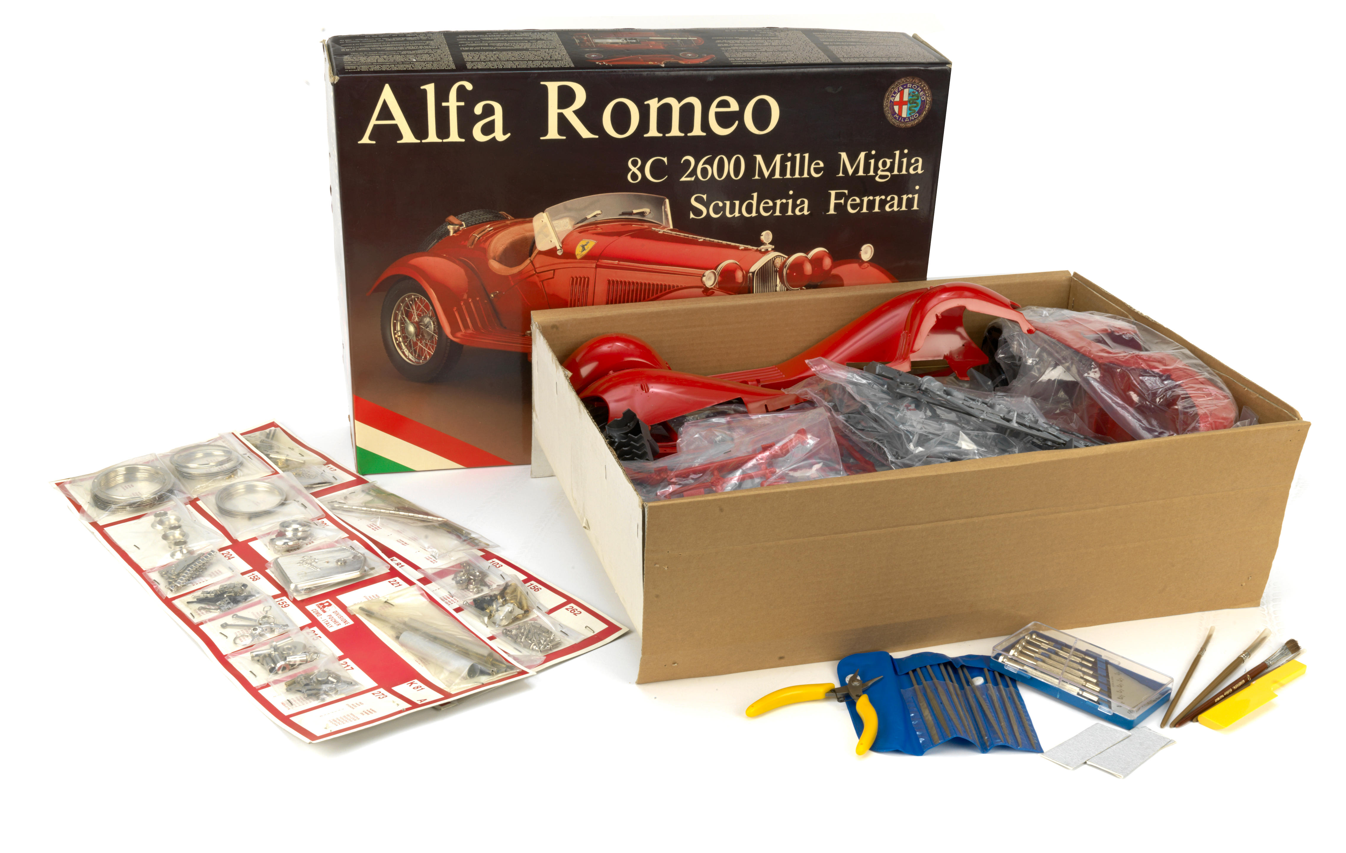 Appraisal: A BOXED RIVAROSSI POCHER SCALE MODEL KIT OF A ALFA