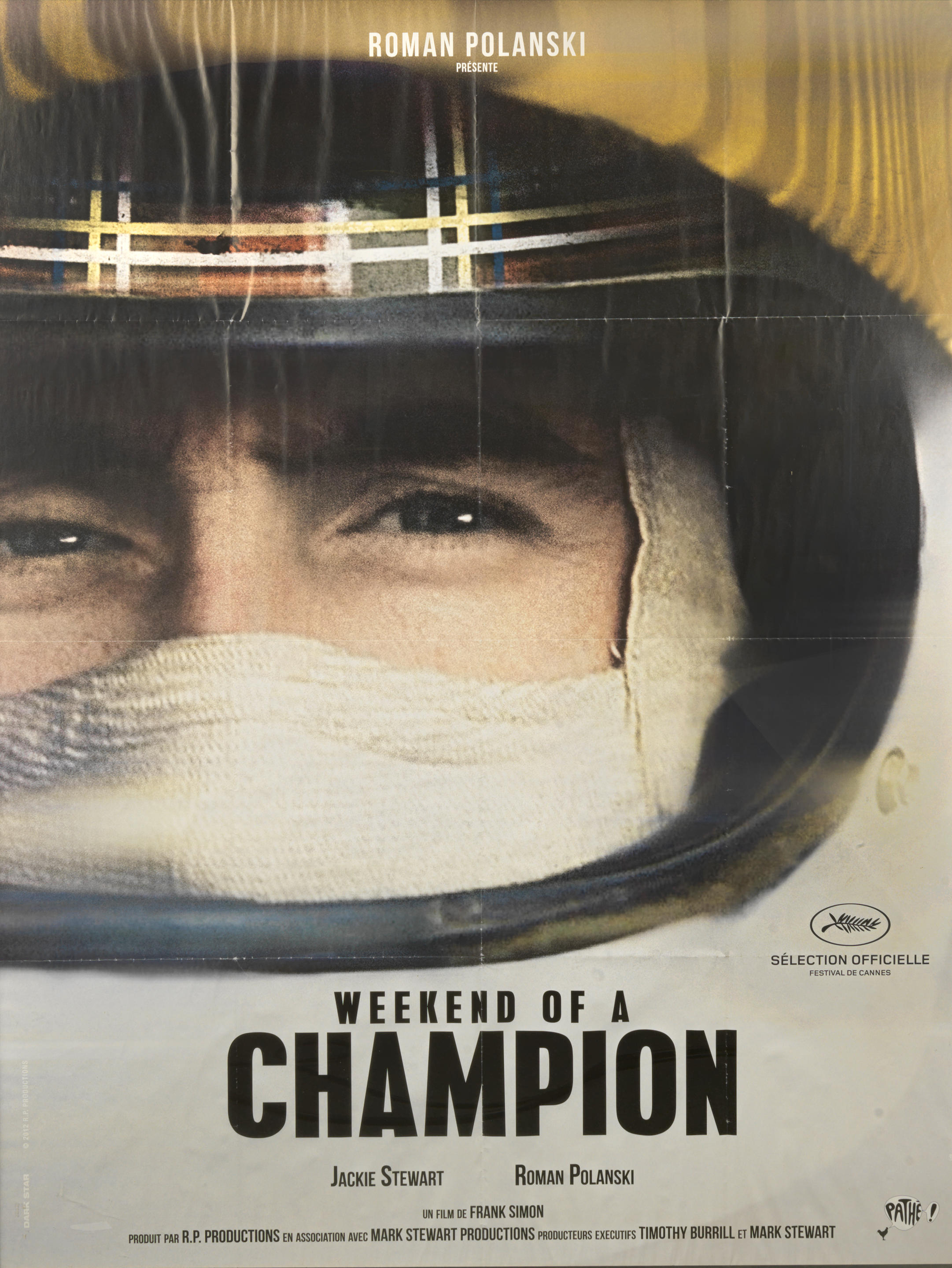 Appraisal: WEEKEND OF A CHAMPION CANNES FILM FESTIVAL RE-RELEASE FILM POSTER