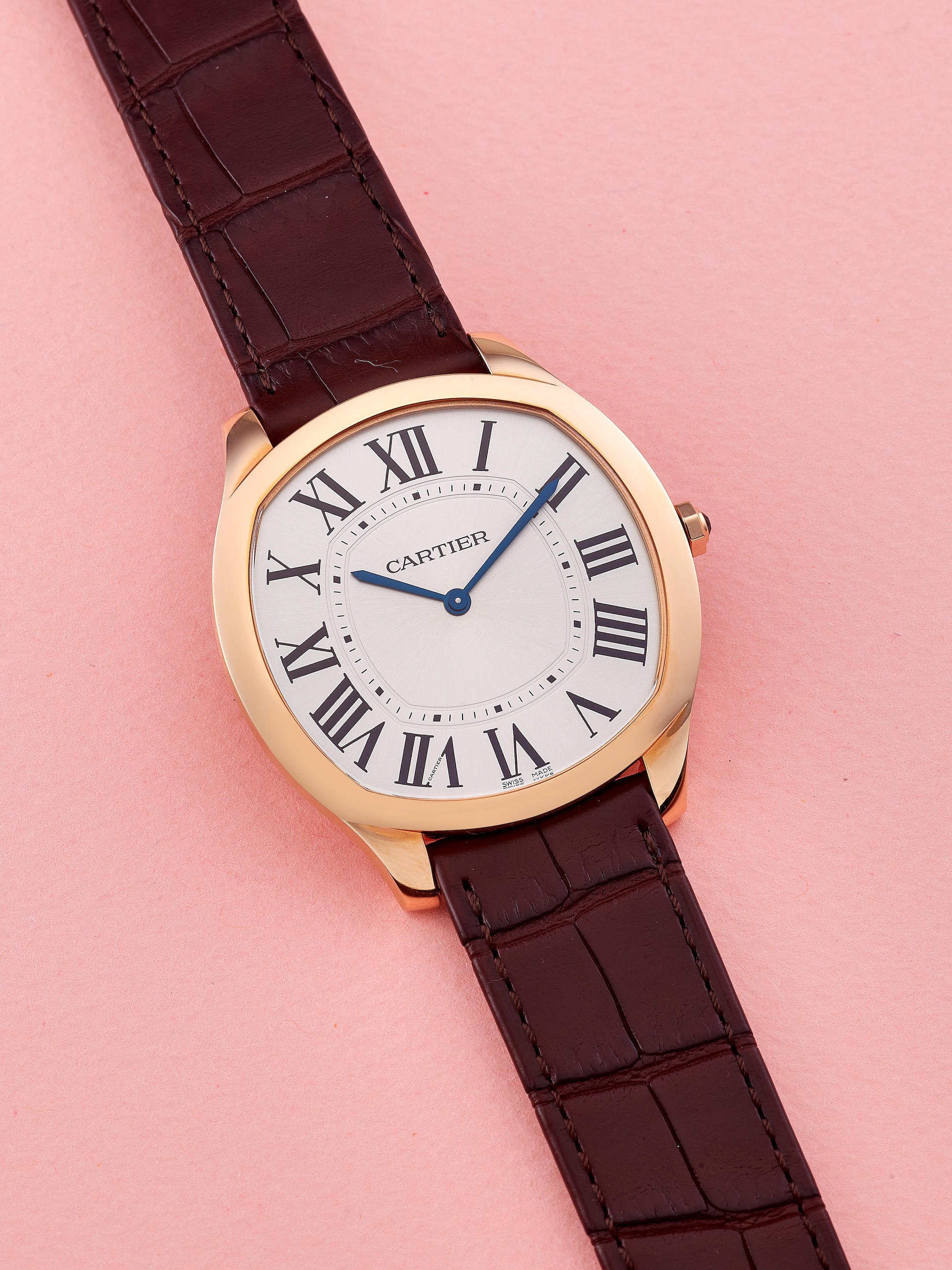 Appraisal: CARTIER DRIVE DE CARTIER REF A NEW OLD STOCK PINK