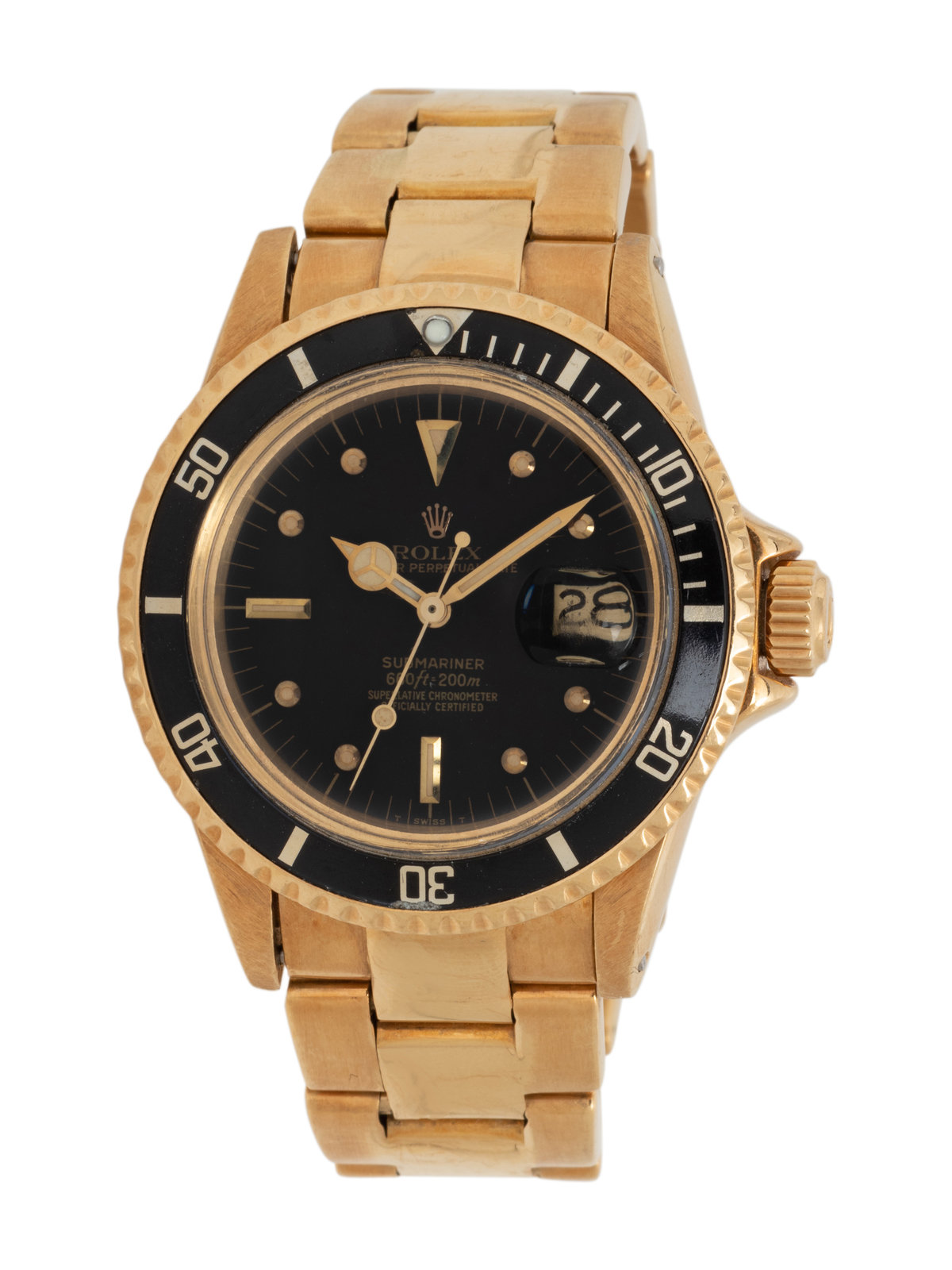 Appraisal: ROLEX REF K YELLOW GOLD 'SUBMARINER' WATCH Maker Rolex Model