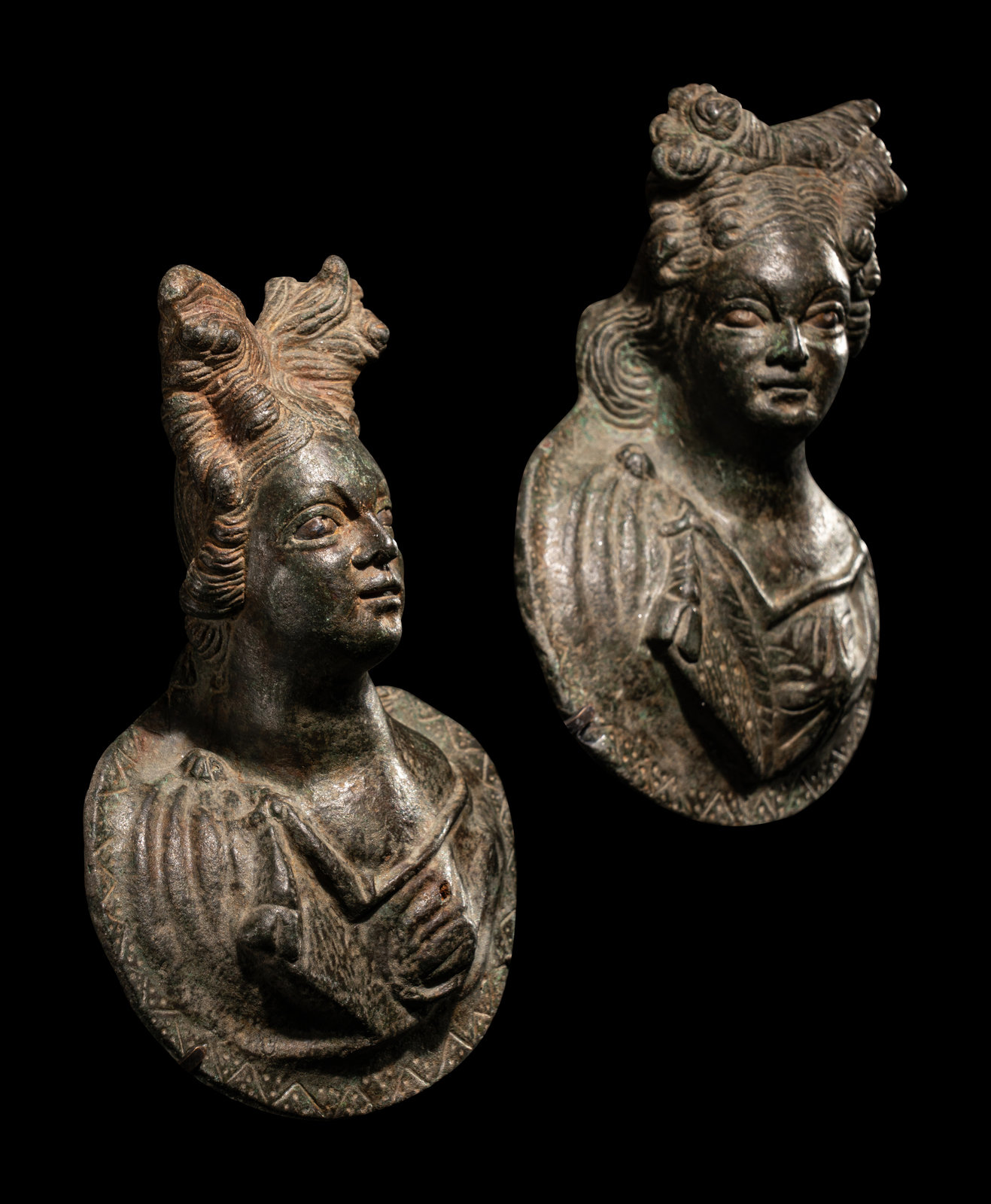 Appraisal: Two Roman Bronze Appliques Circa st- nd Century A D