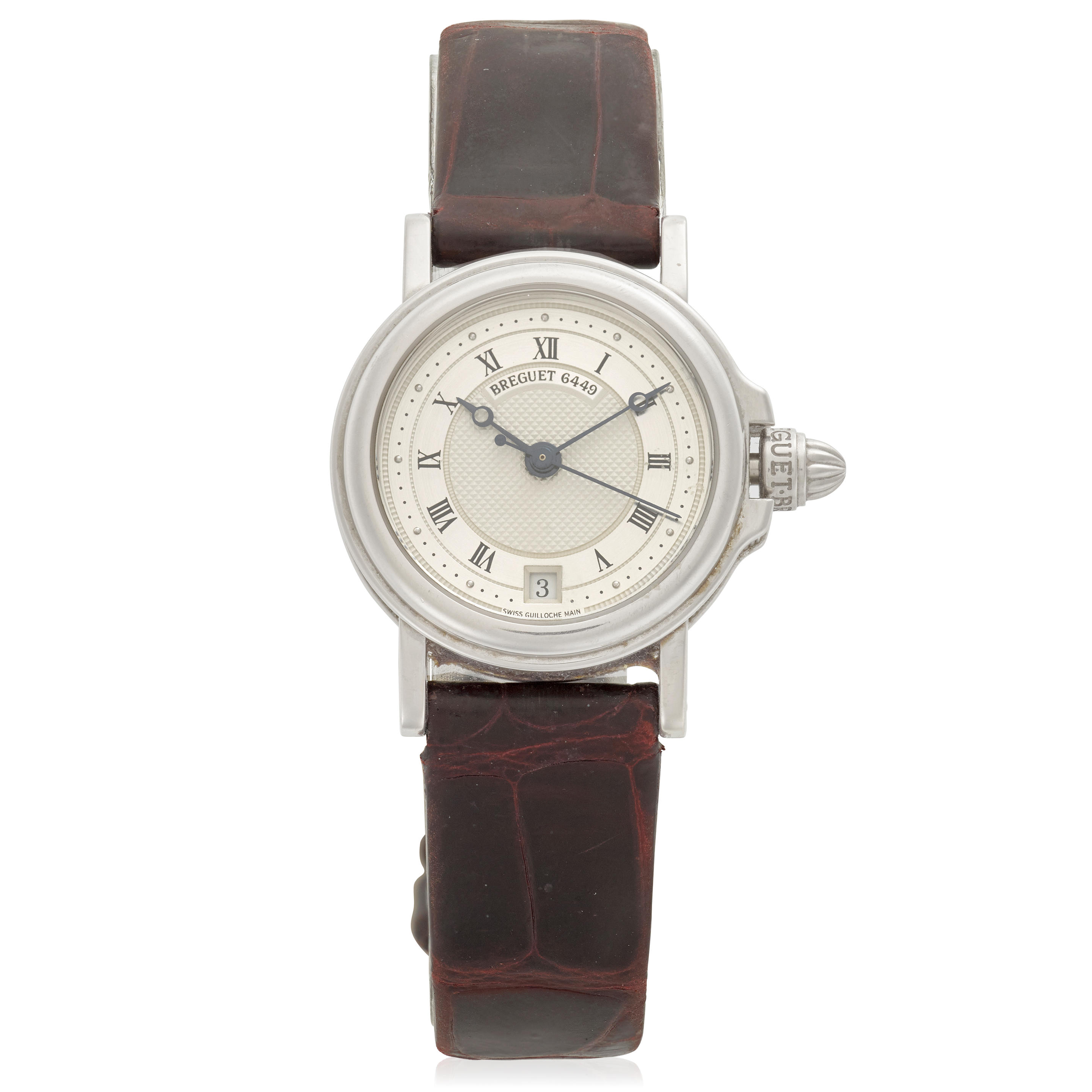 Appraisal: BREGUET AN K WHITE GOLD LADY'S AUTOMATIC CALENDAR WATCH Model