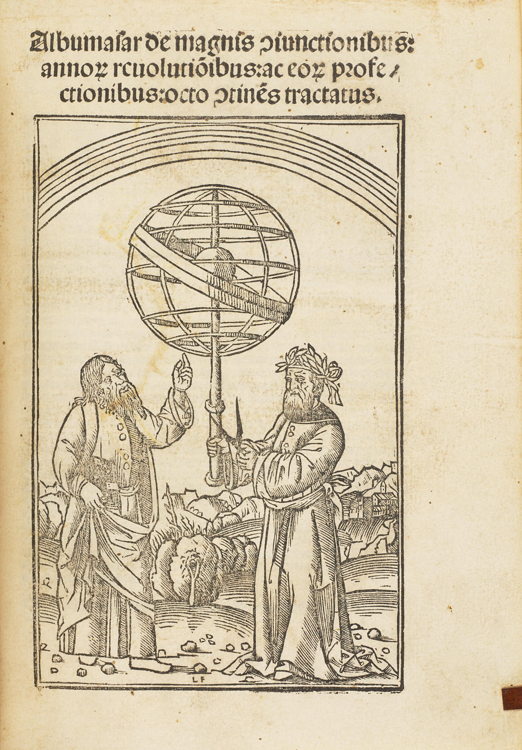 Appraisal: FOUR RARE ASTROLOGICAL TREATISES A sammelband including REGIOMONTANUS JOHANNES Tabul