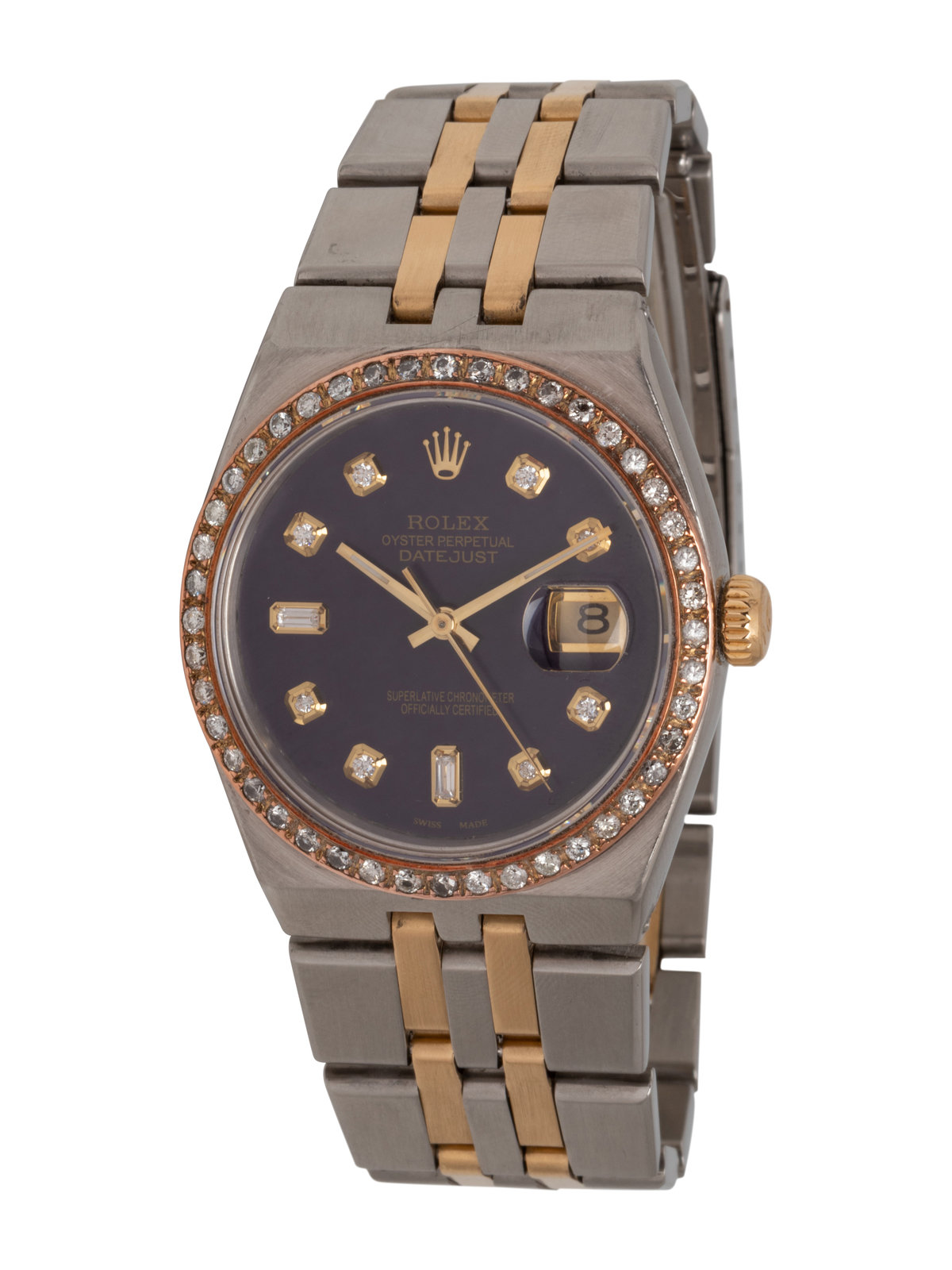 Appraisal: ROLEX REF 'OYSTER PERPETUAL DATEJUST' QUARTZ WATCH Maker Rolex Model