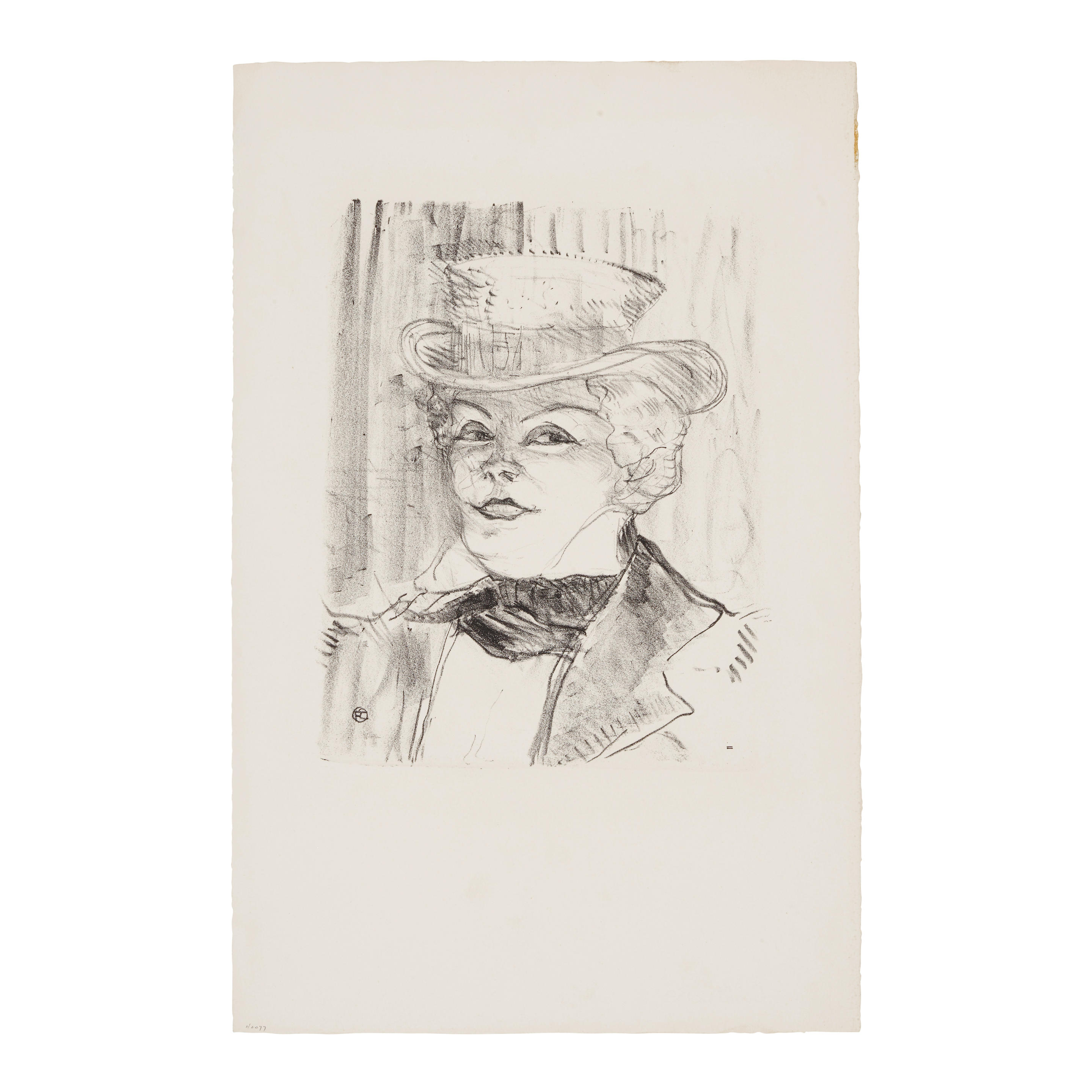 Appraisal: HENRI DE TOULOUSE-LAUTREC - Madame Rejane Delteil Wittrock Adh mar