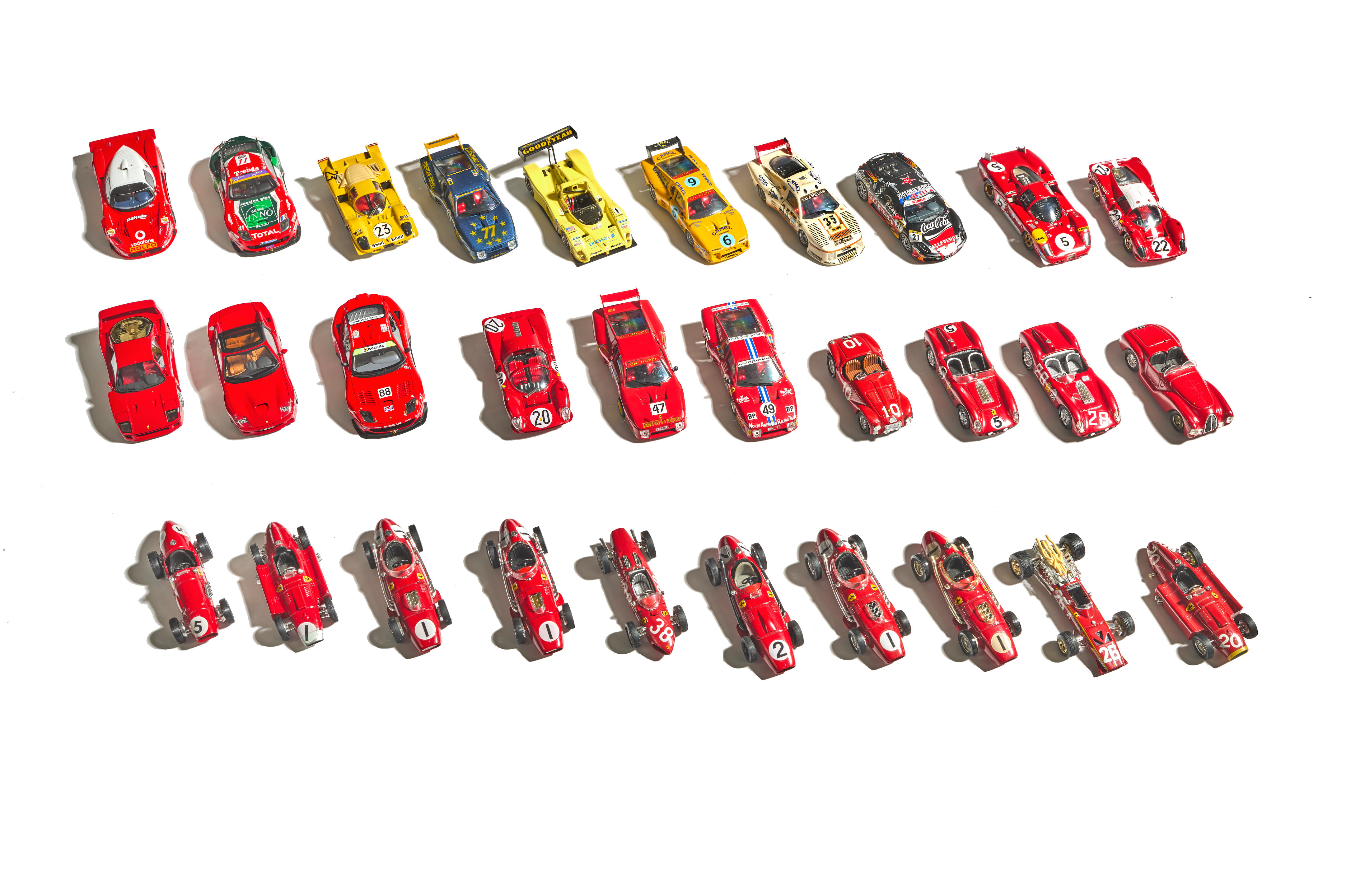 Appraisal: FERRARI MINIATURES - BRUMM AND BBR Collection of miniatures on