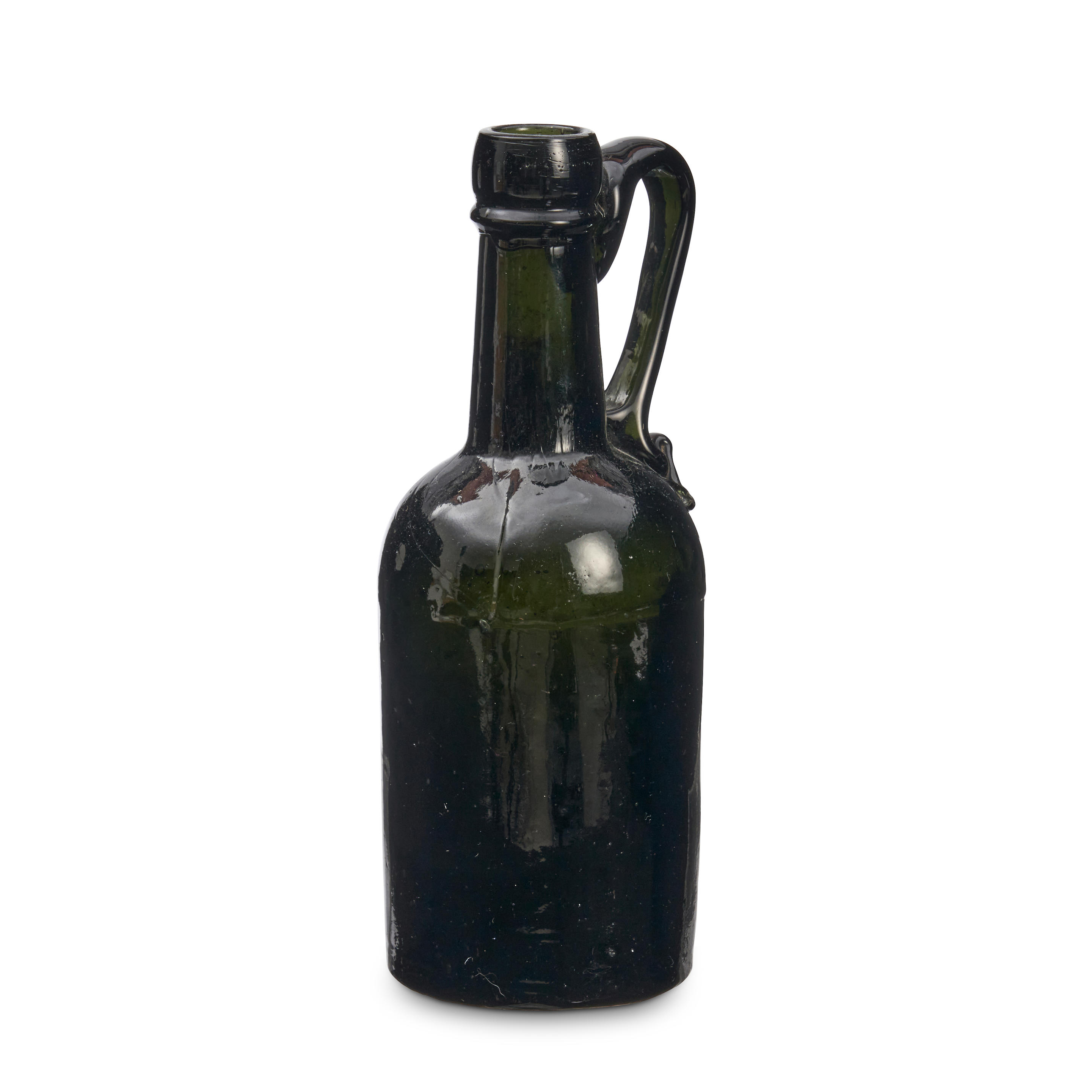 Appraisal: A RARE QUARTER SIZE 'CYLINDER' SERVING BOTTLE circa - three-part