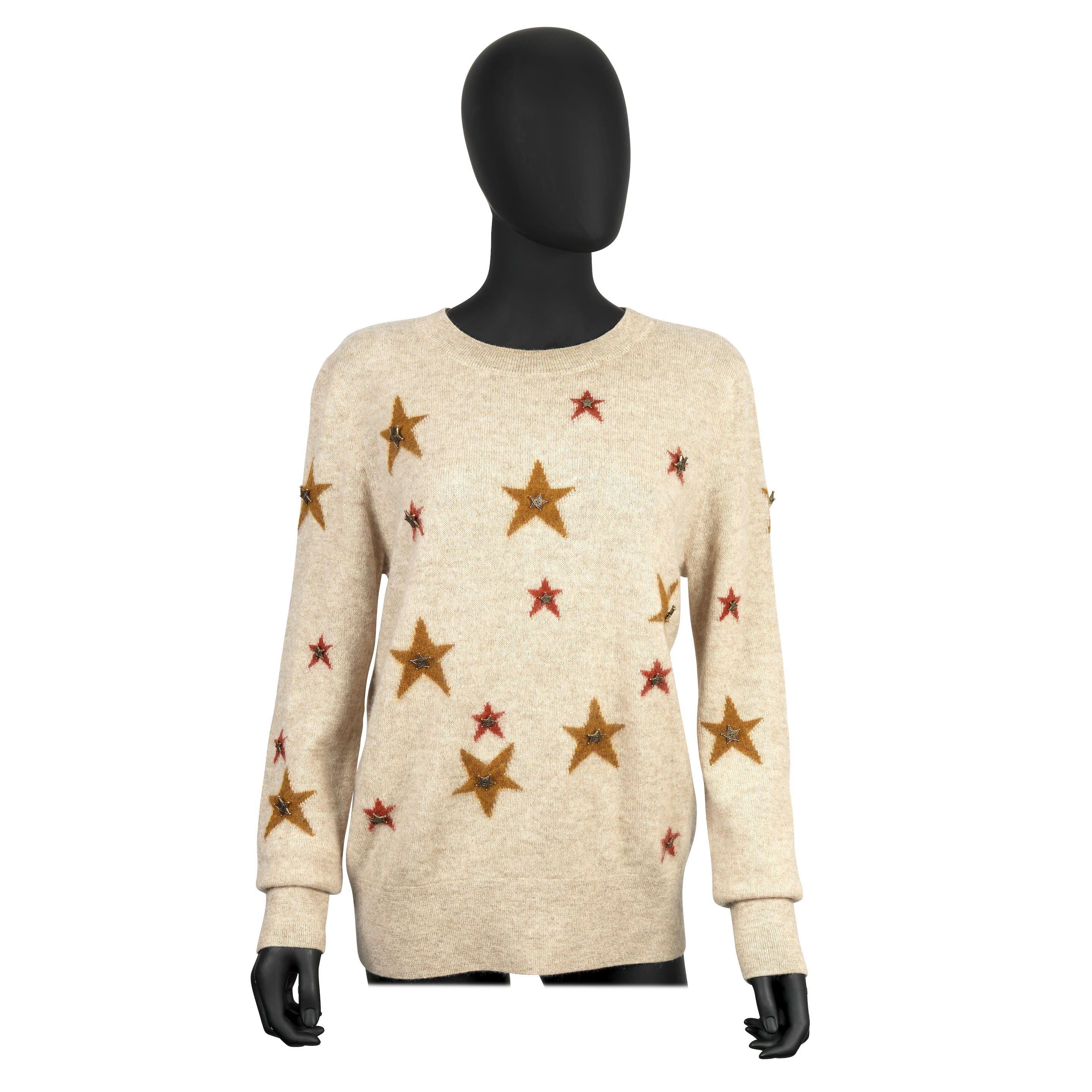 Appraisal: KARL LAGERFELD FOR CHANEL A WESTERN INSPIRED CASHMERE STAR JUMPER