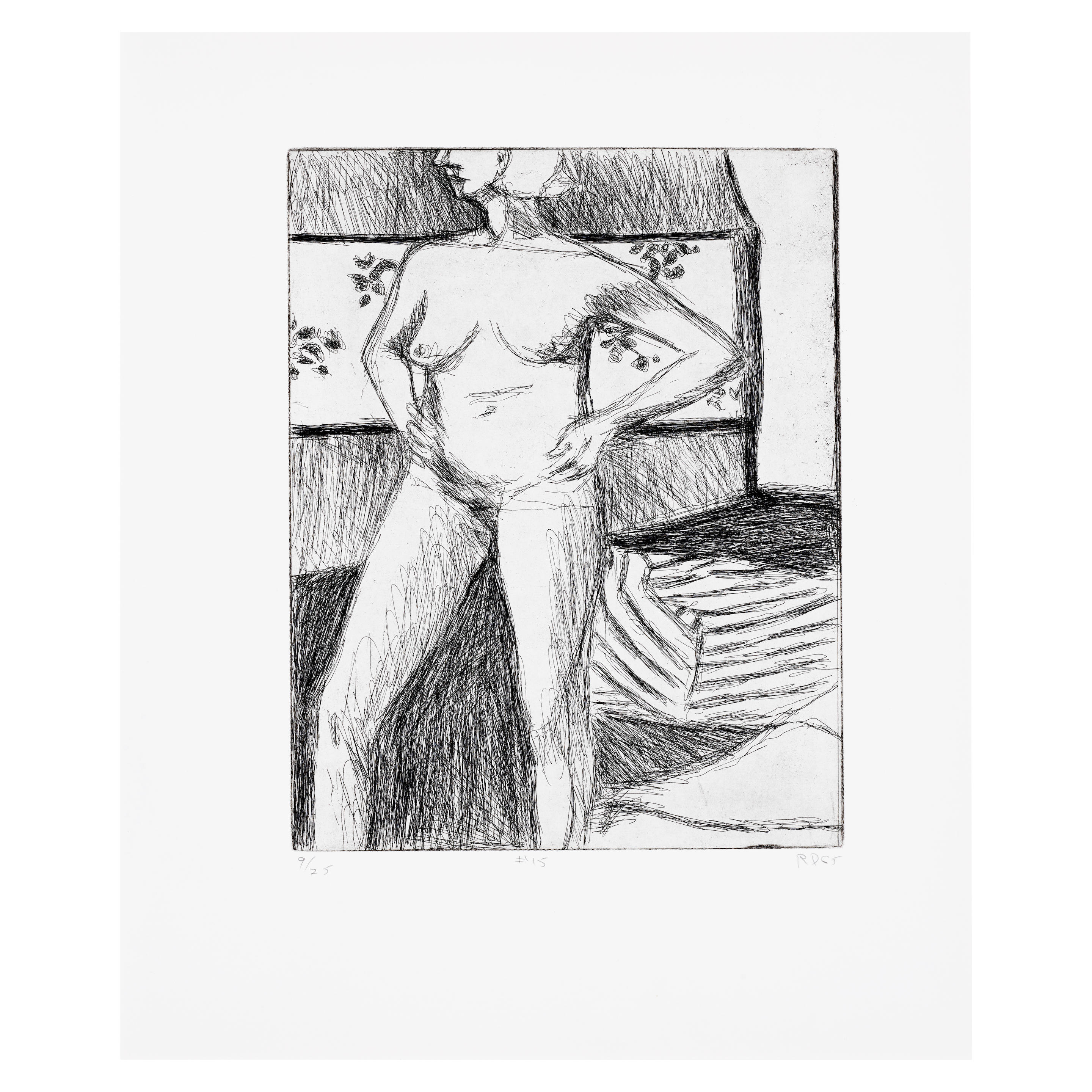 Appraisal: RICHARD DIEBENKORN - and from Etchings Drypoints - Two etchings