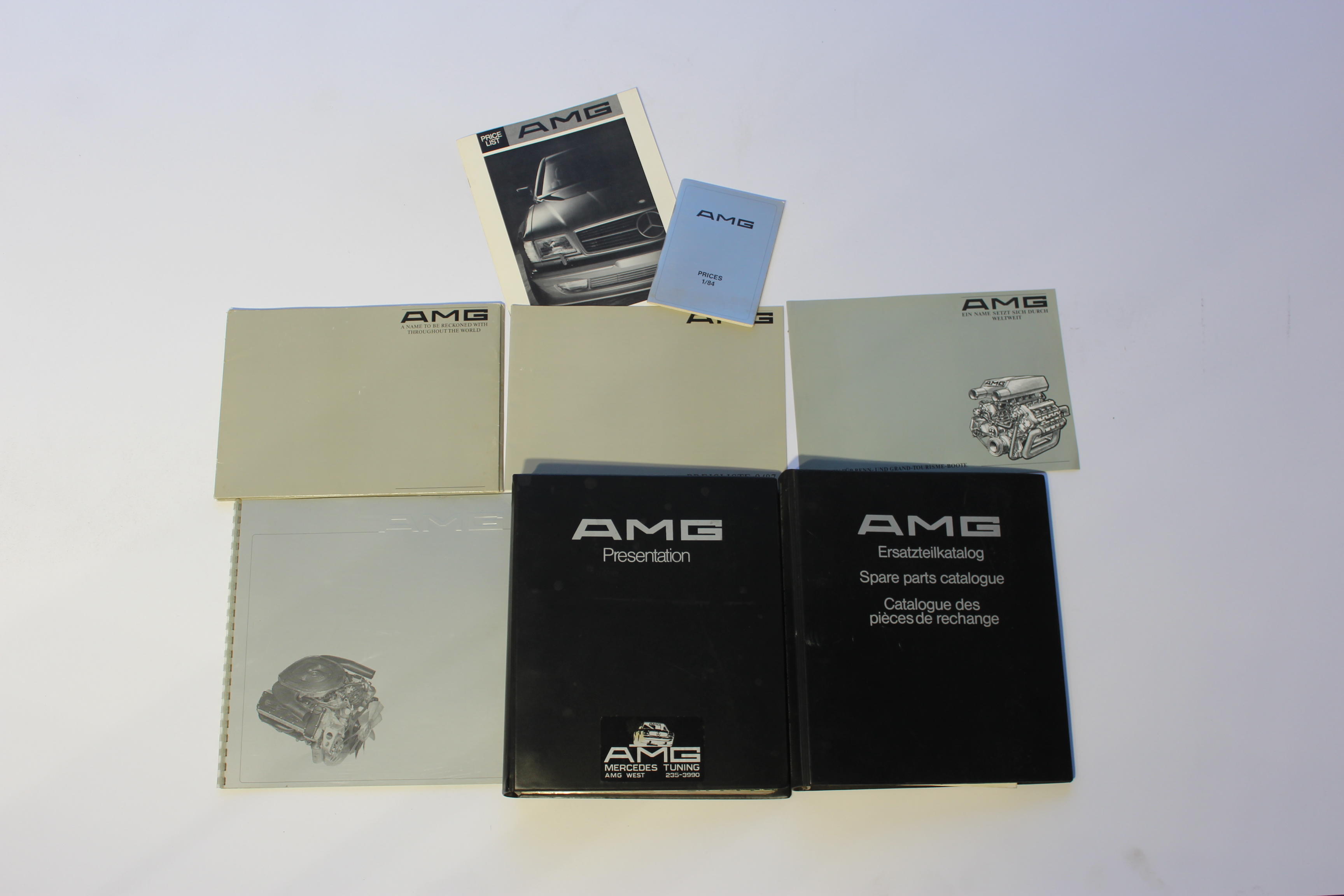 Appraisal: A COMPRISED LOT OF AMG FOR MERCEDES-BENZ SALES LITERATURE a