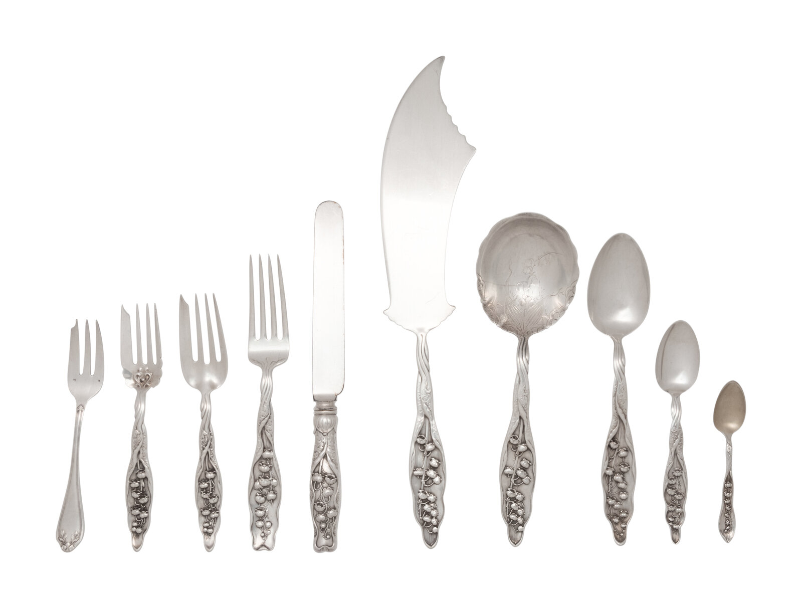 Appraisal: An American Silver Flatware Service Whiting Mfg Co New York