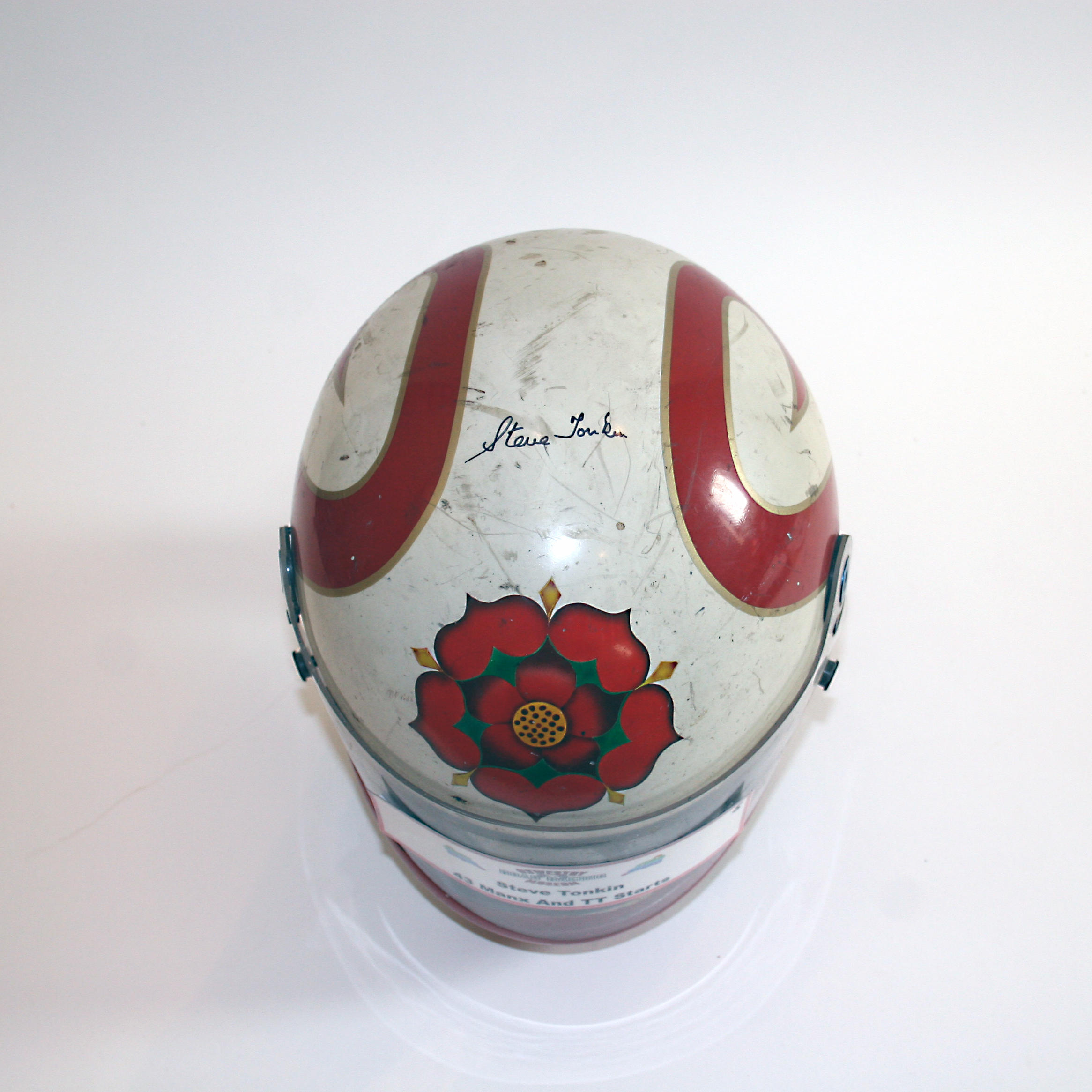 Appraisal: STEVE TONKIN A SIGNED FULL-FACE 'STAR' MODEL HELMET BY BELL