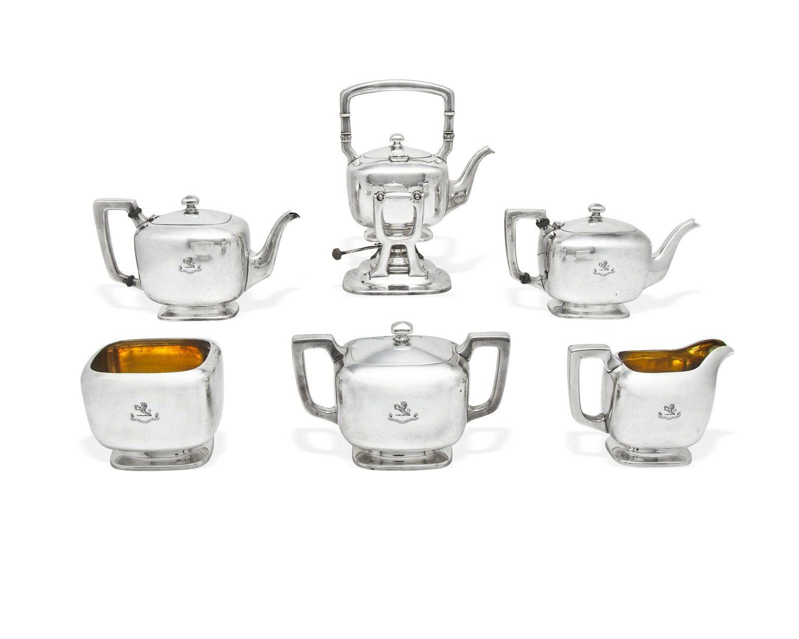 Appraisal: An American Silver Six-Piece Tea and Coffee Service Frank W