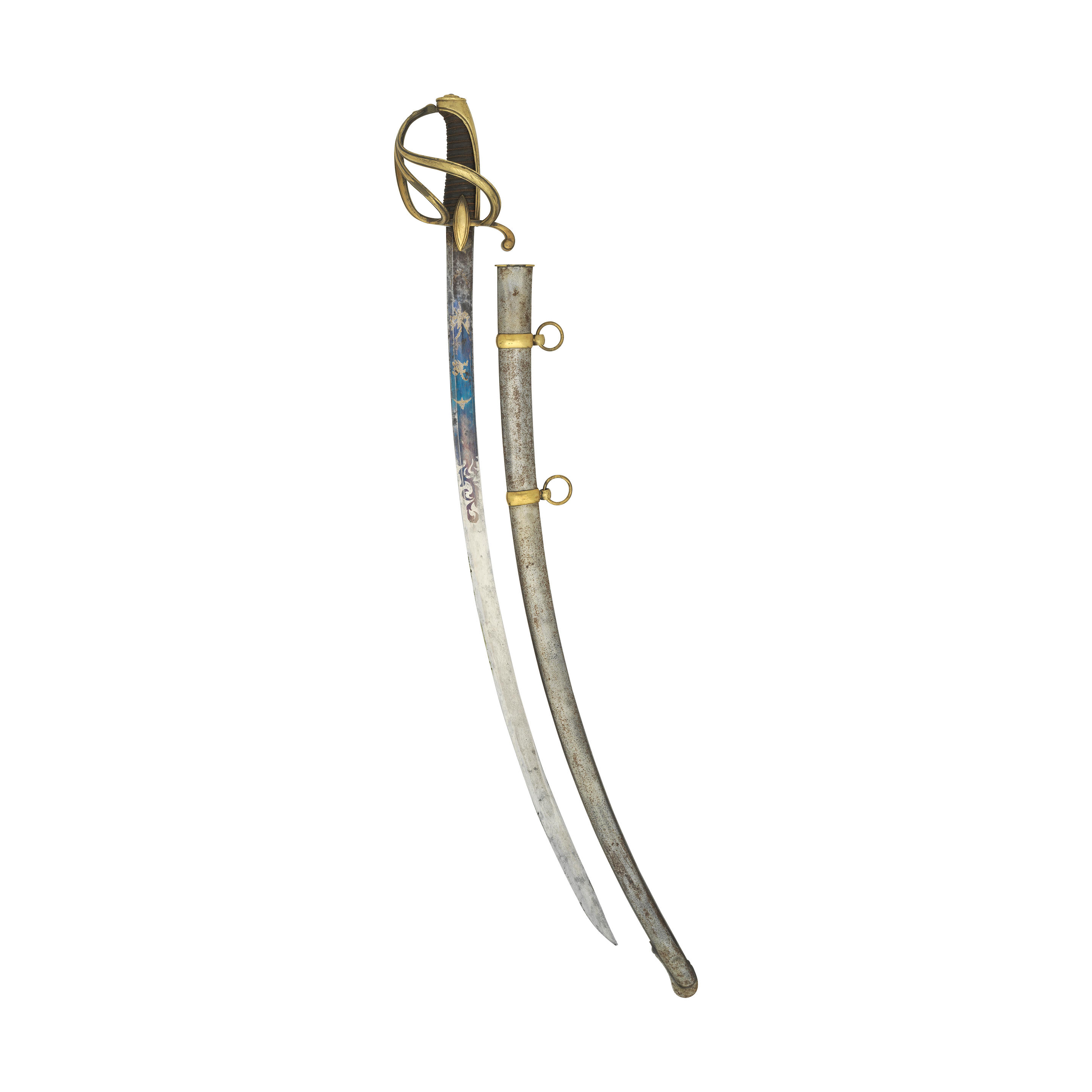 Appraisal: A FRENCH LIGHT CAVALRY OFFICER'S SABRE EARLY TH CENTURY With