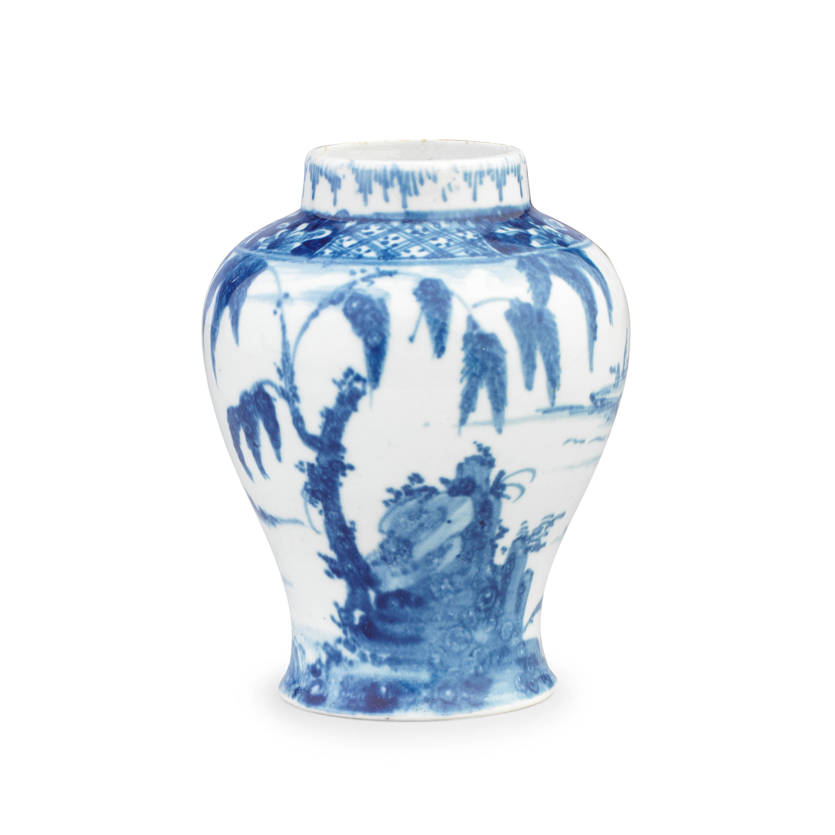 Appraisal: A RARE VAUXHALL SMALL VASE CIRCA - Of attractive size