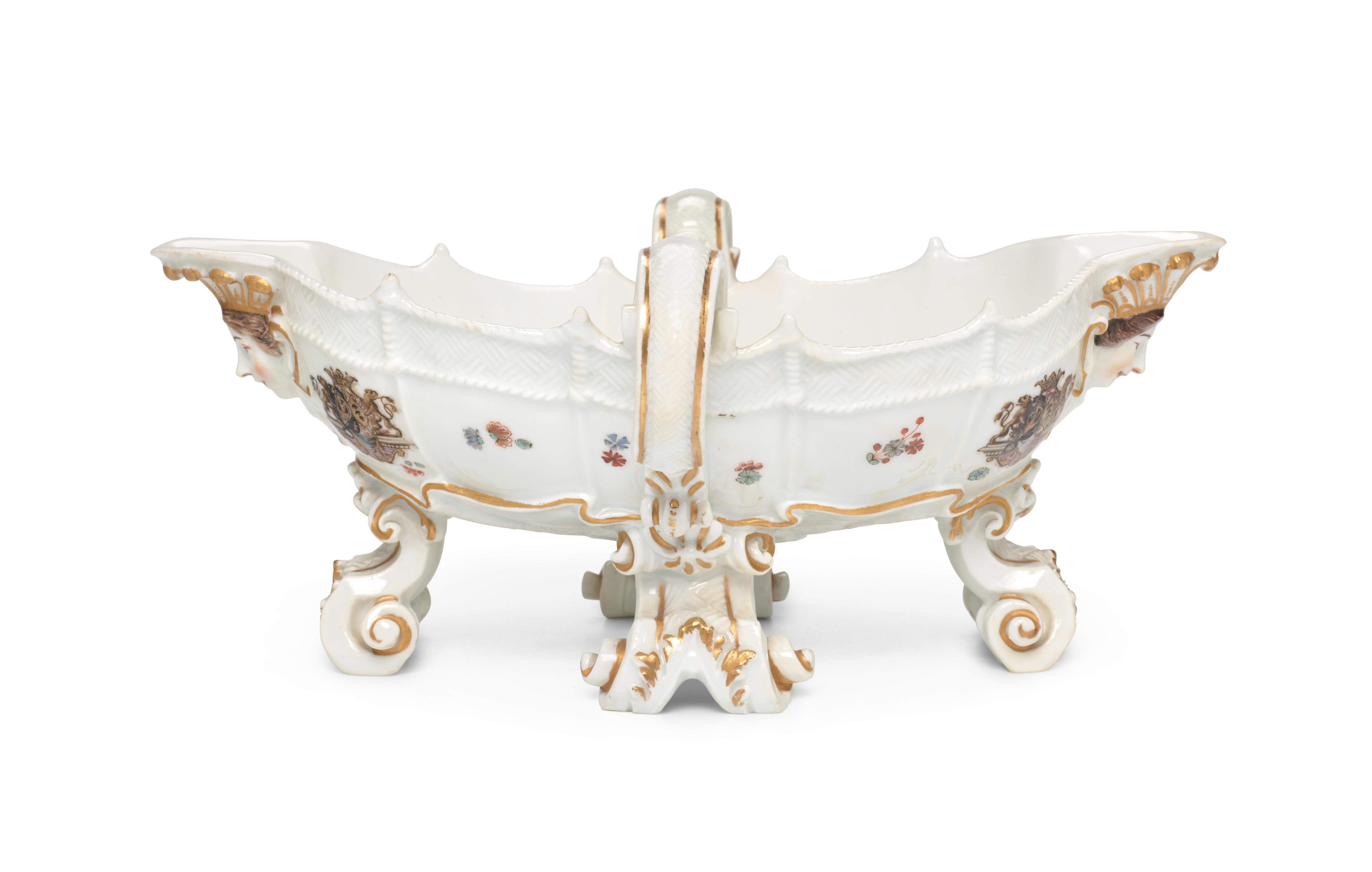 Appraisal: A RARE MEISSEN SAUCIERE FROM THE SULKOWSKI SERVICE CIRCA -