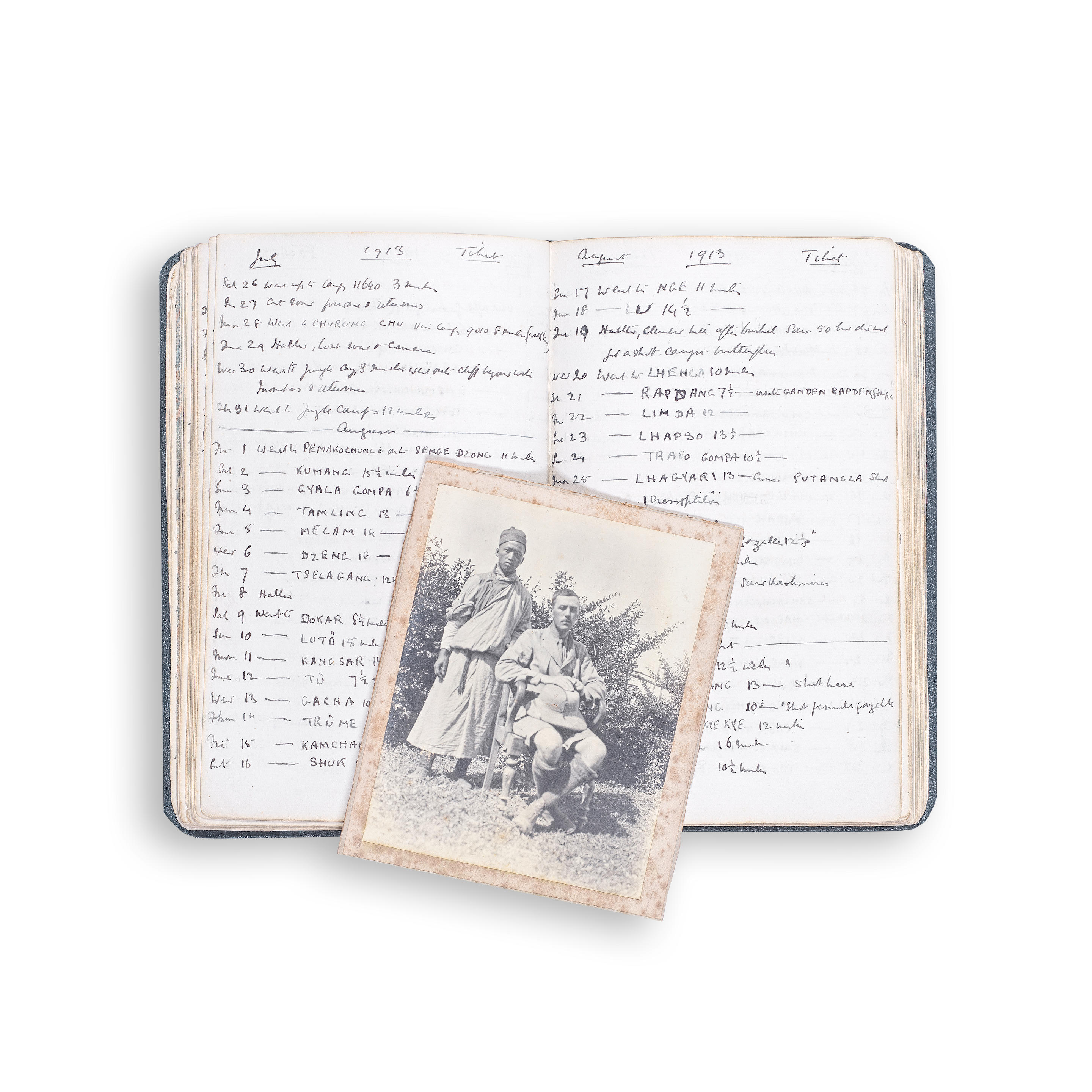 Appraisal: BAILEY FREDERICK MARSHMAN An exceptional and extensive archive of diaries