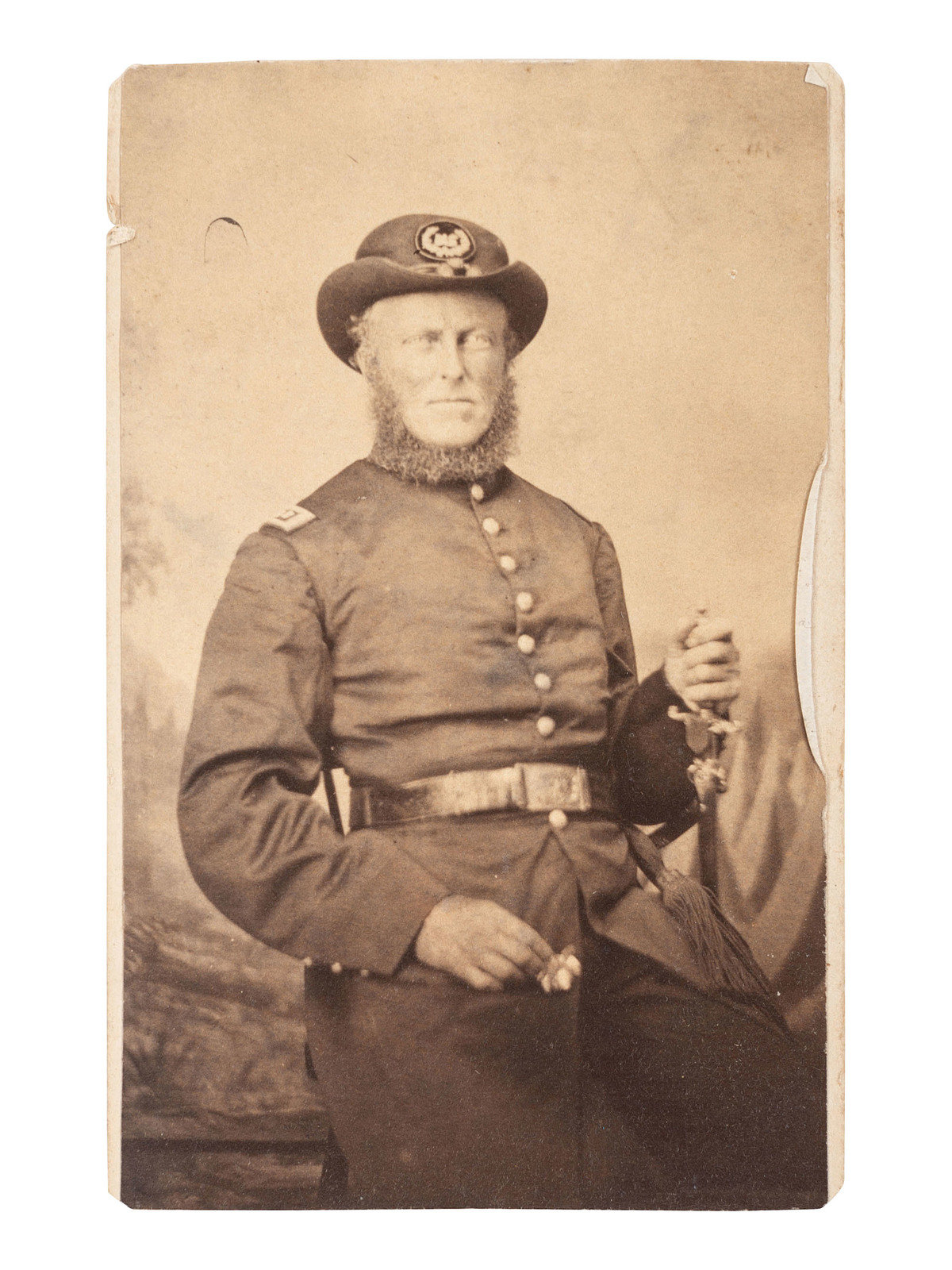 Appraisal: CIVIL WAR CDV album containing images of soldiers incl Corodon