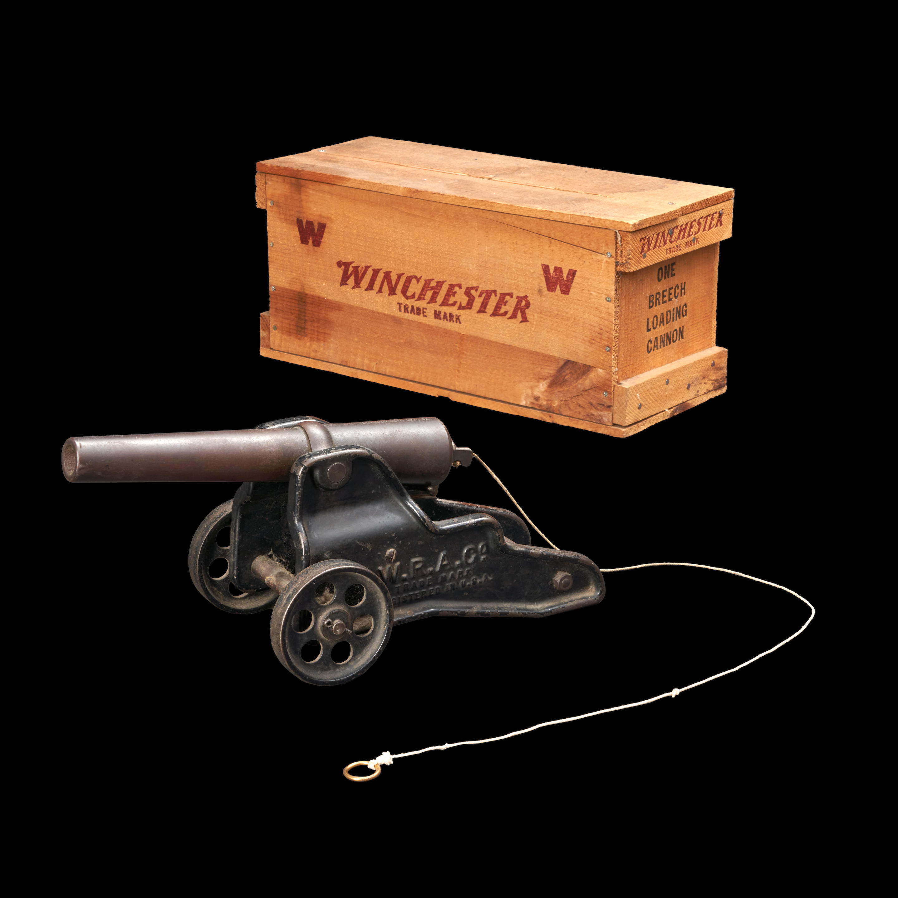 Appraisal: WINCHESTER MODEL BREECH LOADING CANNON WITH ORIGINAL WOOD BOX EARLY