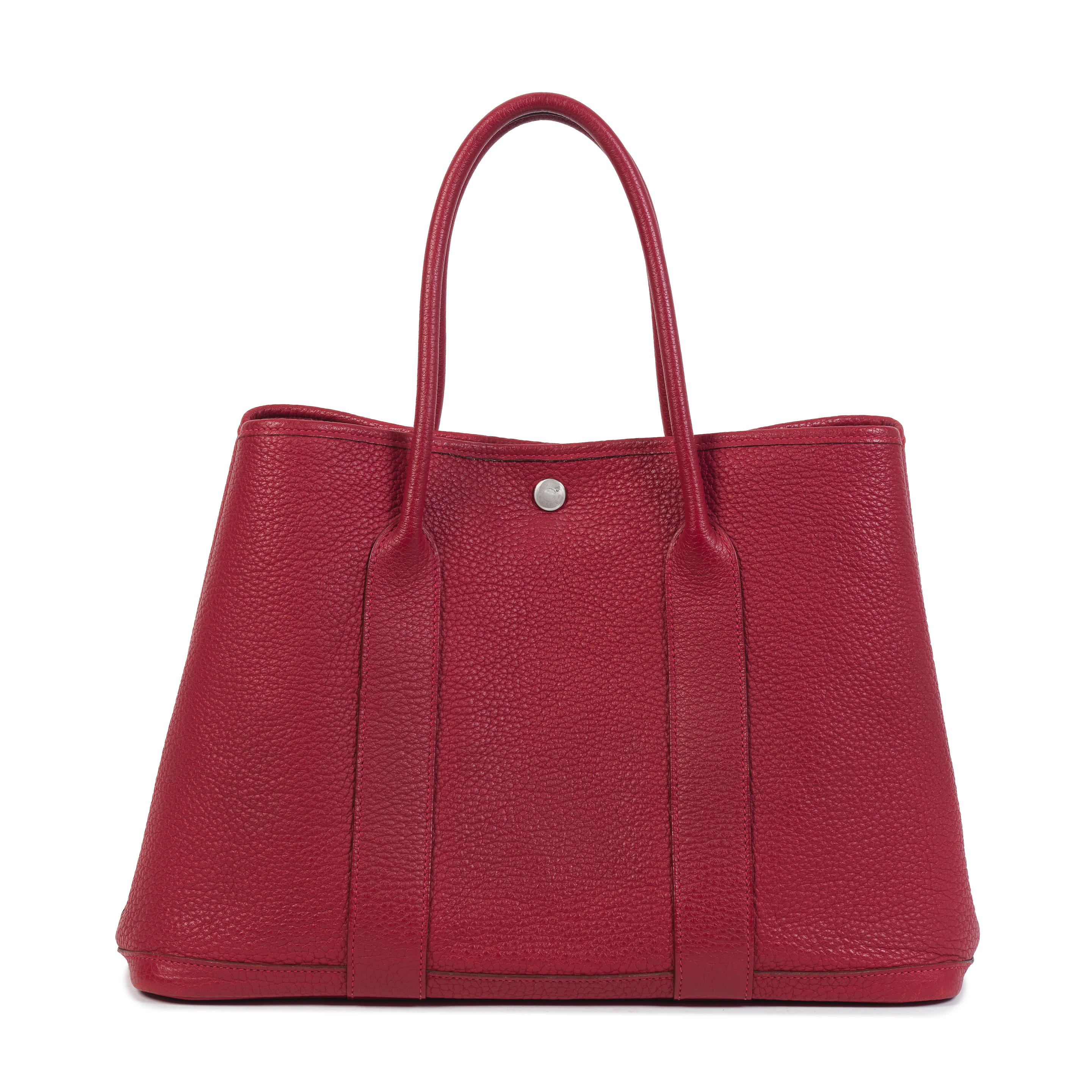 Appraisal: HERM S A ROUGE CASAQUE CLEMENCE LEATHER GARDEN PARTY Palladium