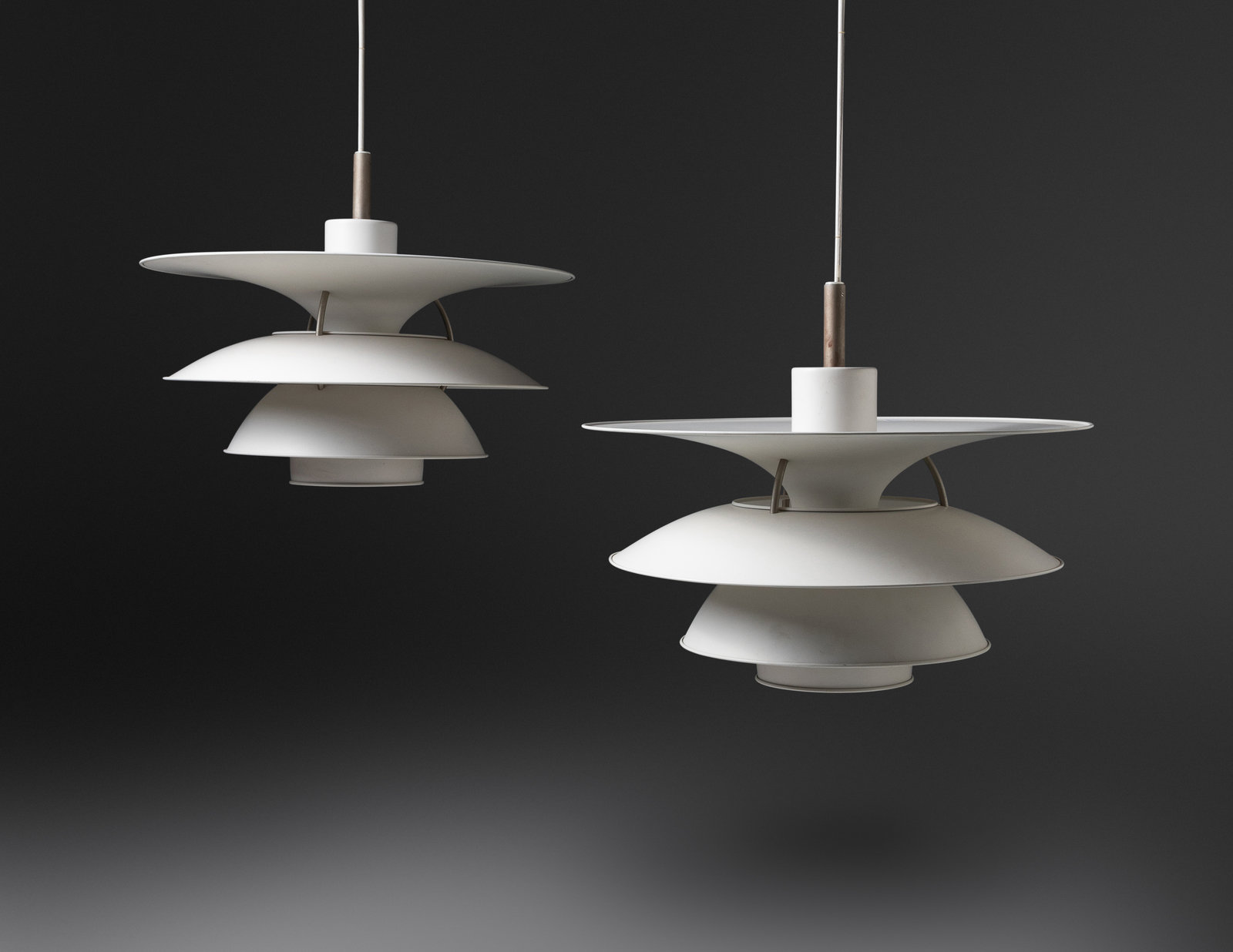 Appraisal: Poul Henningsen - Pair of PH - Charlottenburg Pendant LampsLouis