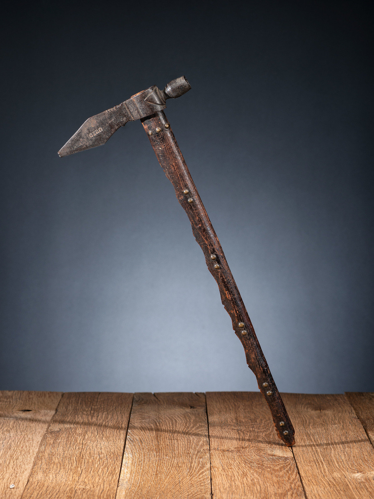 Appraisal: Western Plains Pipe Tomahawk with Modified Head th century tacked