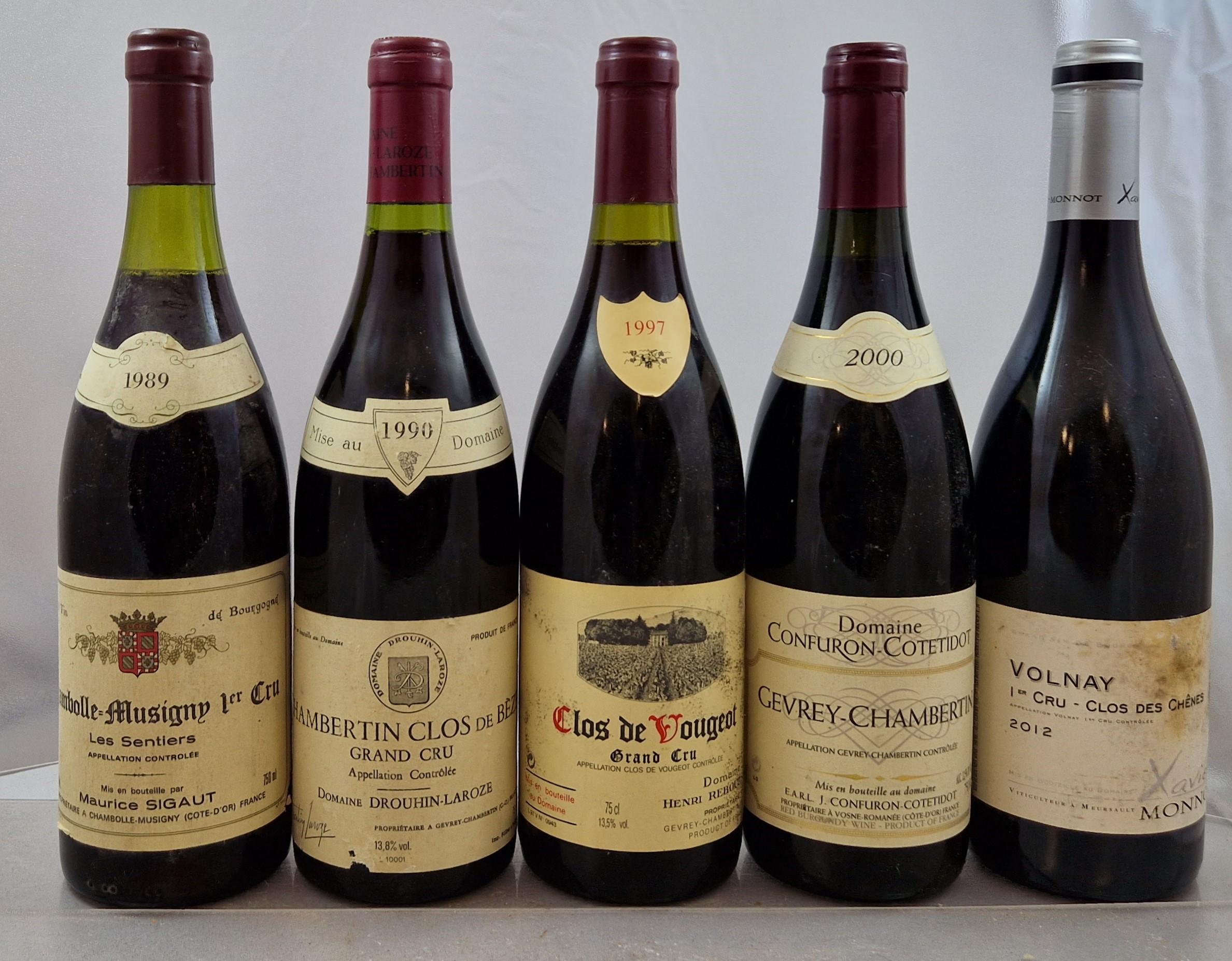 Appraisal: CHAMBOLLE-MUSIGNY ER CRU LES SENTIERS MAURICE SIGAUD CHAMBERTIN CLOS DE