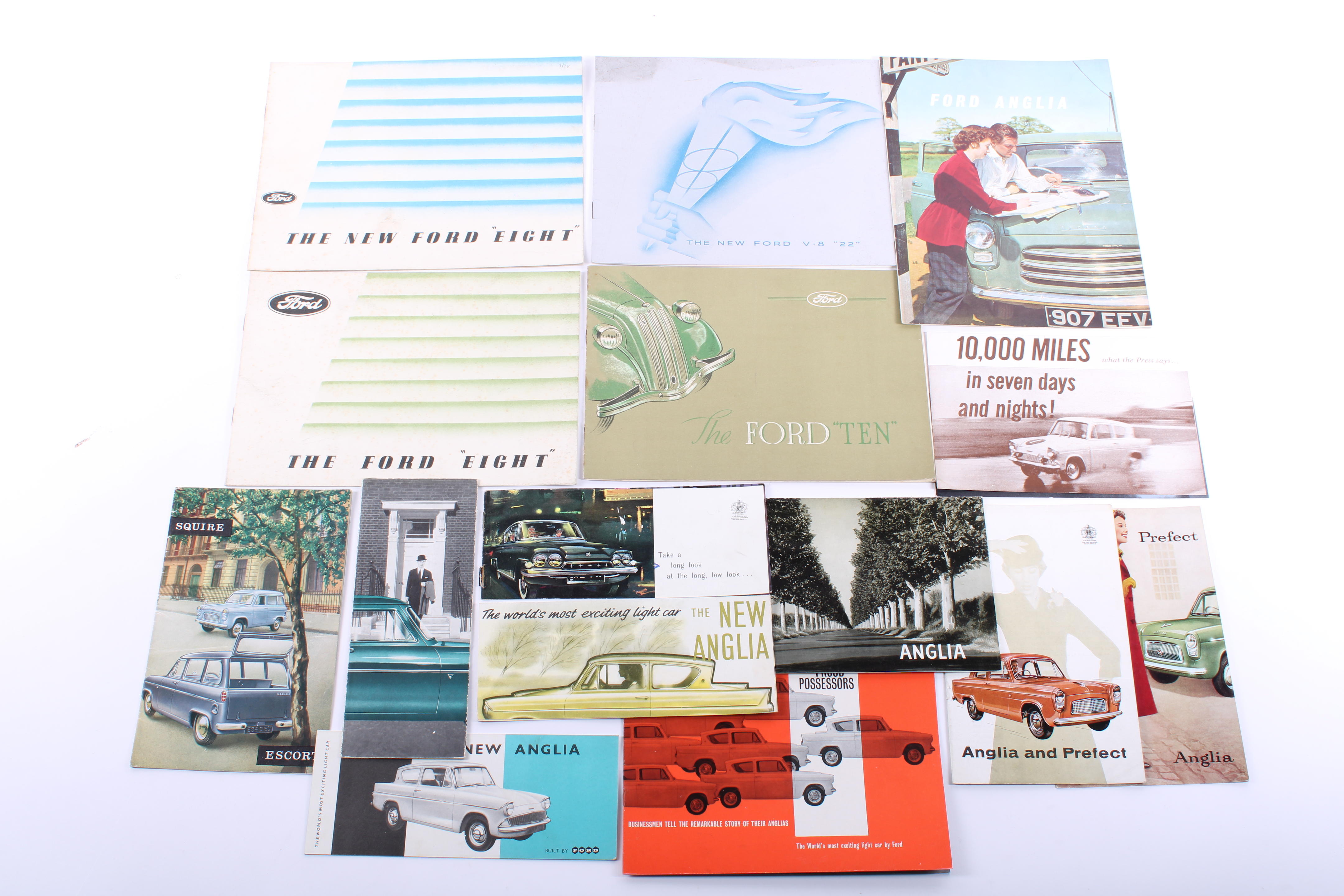 Appraisal: FORD - A LARGE COLLECTION OF BRITISH SALES BROCHURES CATALOGUES