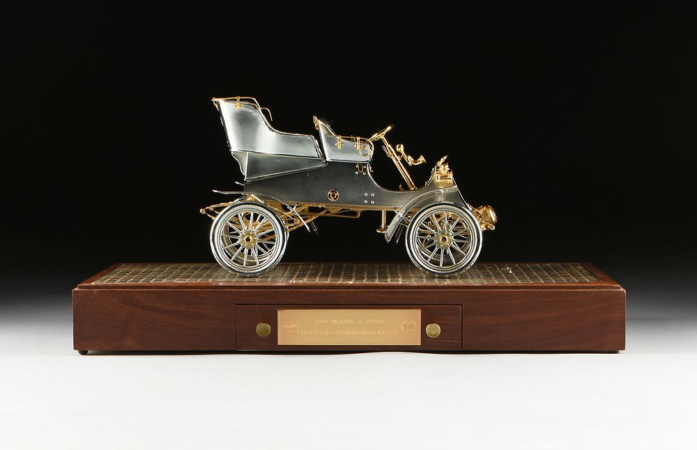 Appraisal: A FORD th ANNIVERSARY STERLING SILVER AND GOLD MODEL A