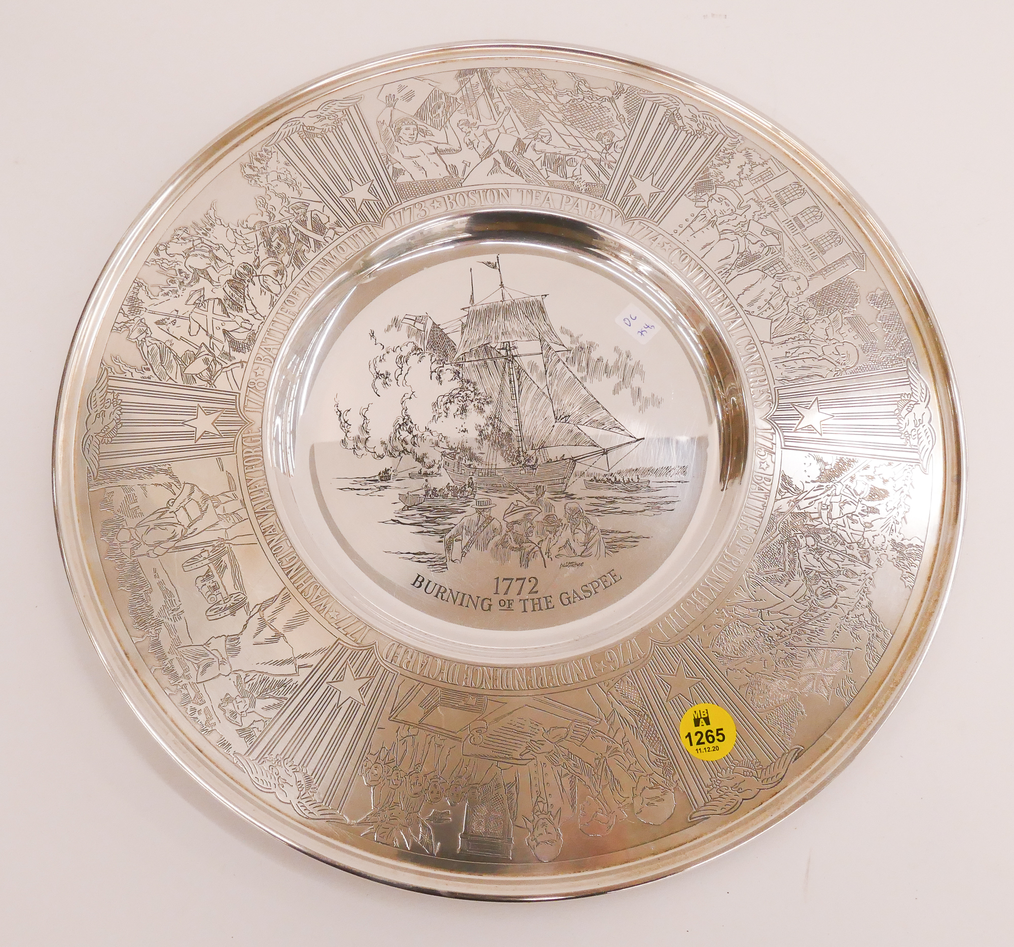 Appraisal: Gorham Sterling Bicentennial Charger- Limited Edition- ''- g