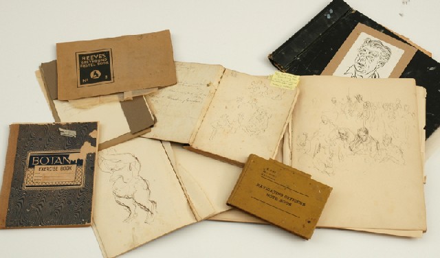 Appraisal: William Dobell - Eight sketch and note books sold with