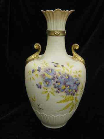 Appraisal: Royal Rudolstadt Porcelain Vase handpainted floral ''