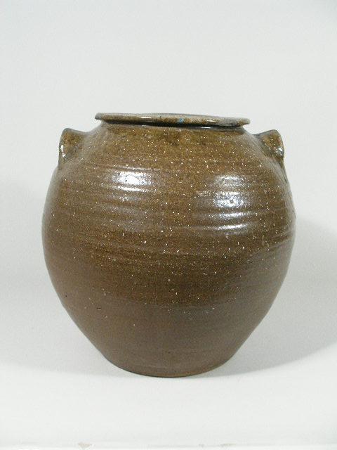 Appraisal: Western NC Pottery Storage Jar five gallon size dark brown