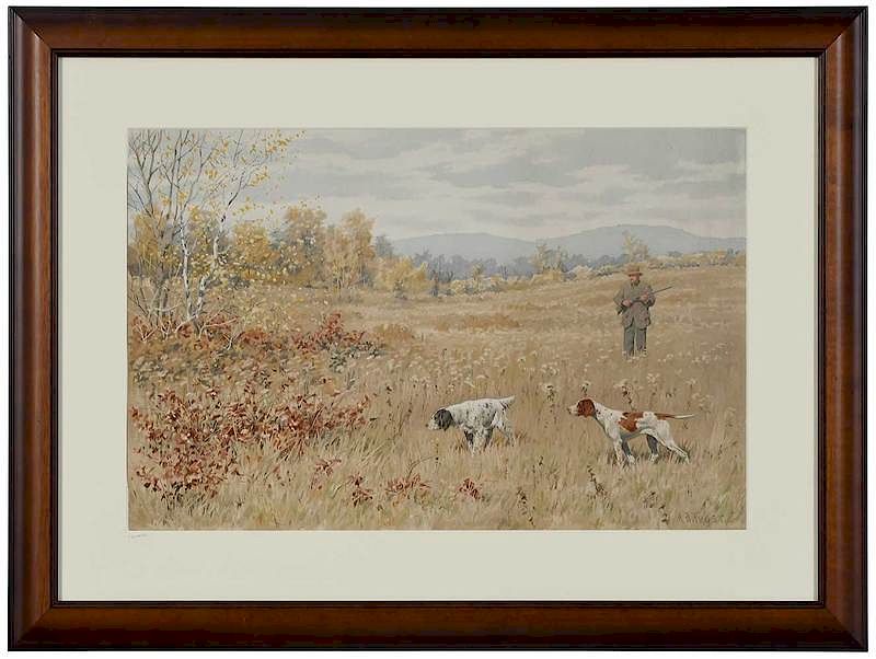 Appraisal: Arthur Burdett Frost Pennsylvania California - Two hunting prints English