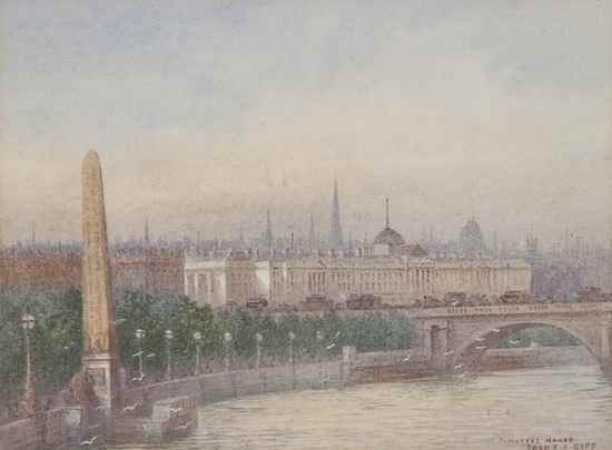 Appraisal: Frederick Edward Joseph Goff - Somerset House from the South