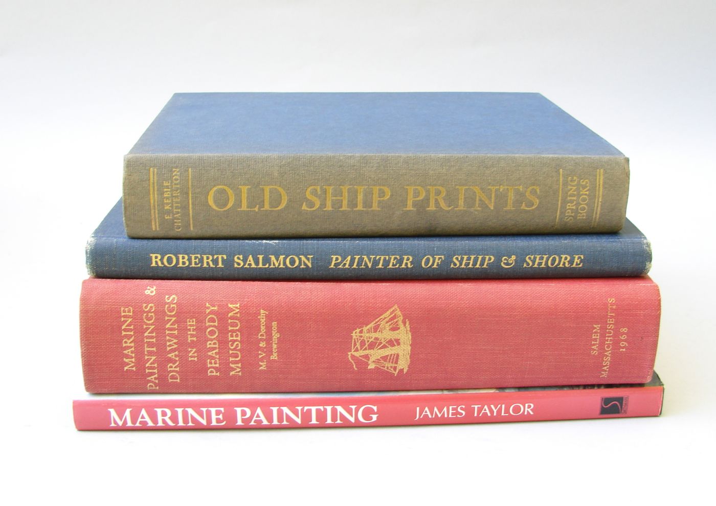 Appraisal: MARINE Four books Chatterton E K Old Ship Prints London