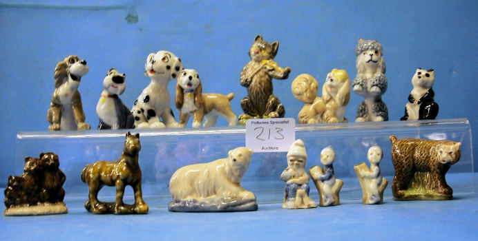 Appraisal: A collection of Wade Whimsies including Disneys TV Pets Nursery