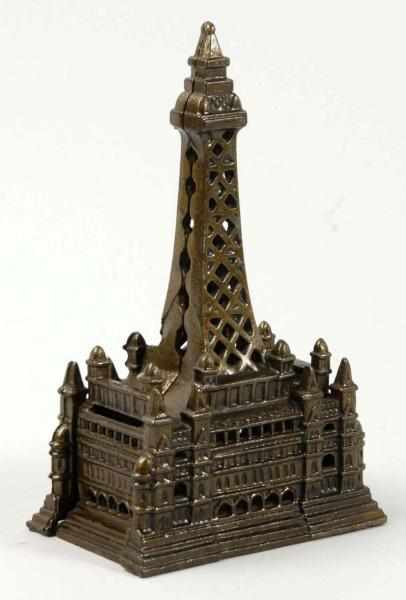 Appraisal: Cast Iron Blackpool Tower Still Bank Description Circa Chamberlain Hill