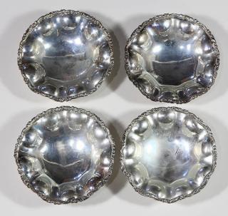 Appraisal: Mexican sterling silver bowls by Juvento Lopez Reyes Mexico City